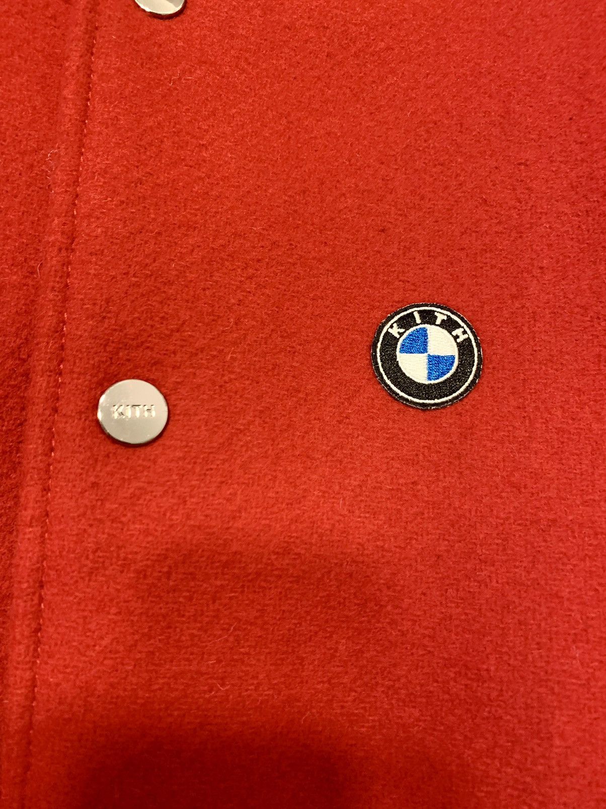BMW Kith x BMW (Ronnie Fieg) Red Wool Bomber Size US M / EU 48-50 / 2 - 3 Thumbnail