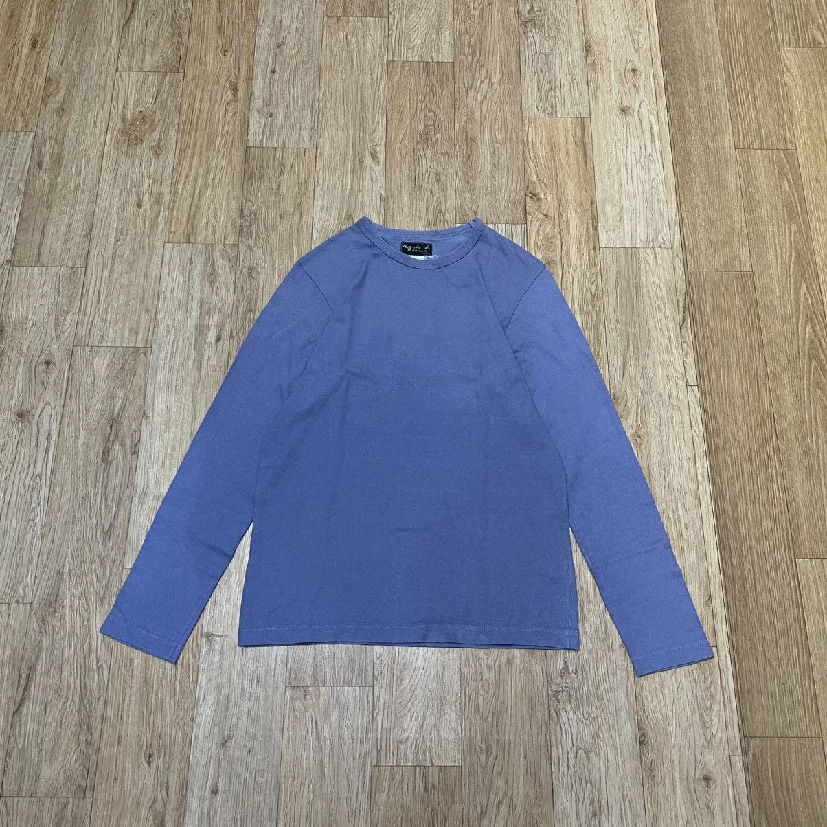 agnes b. Agnes B Blank Long Sleeve Shirt Basic Tee Size US S / EU 44-46 / 1 - 1 Thumbnail