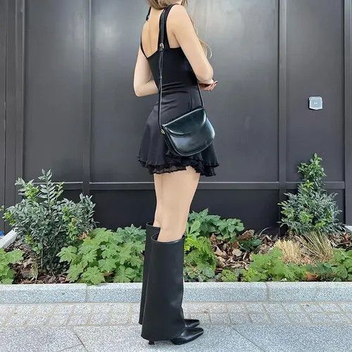 Japanese Brand Kotomi x Ryou Sleeveless Black Goth Y2K Mini Dresses Size S / US 4 / IT 40 - 3 Thumbnail