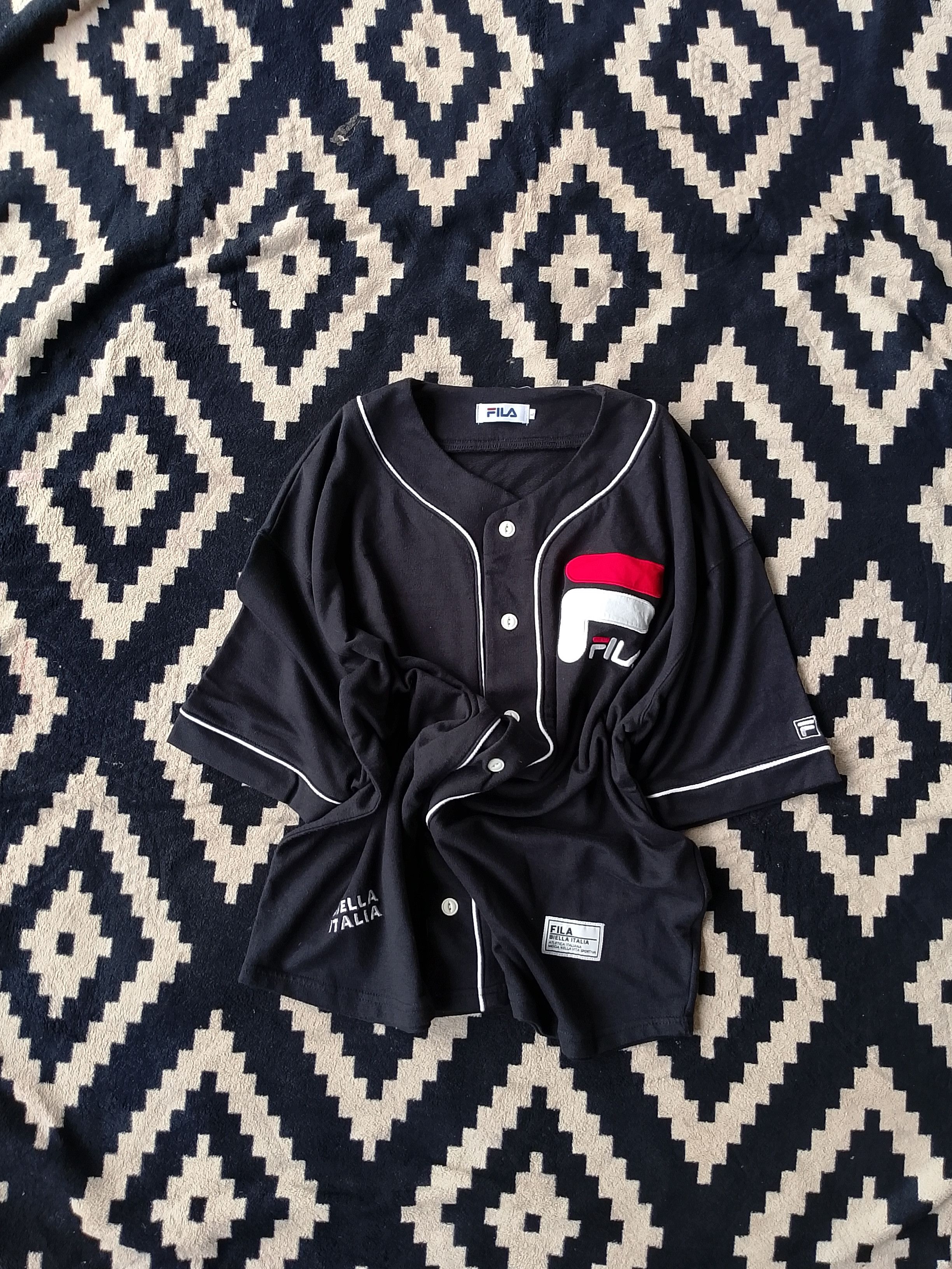 Fila Vintage Fila Biella Italia Classic Baseball Streetwear Size US L / EU 52-54 / 3 - 1 Thumbnail