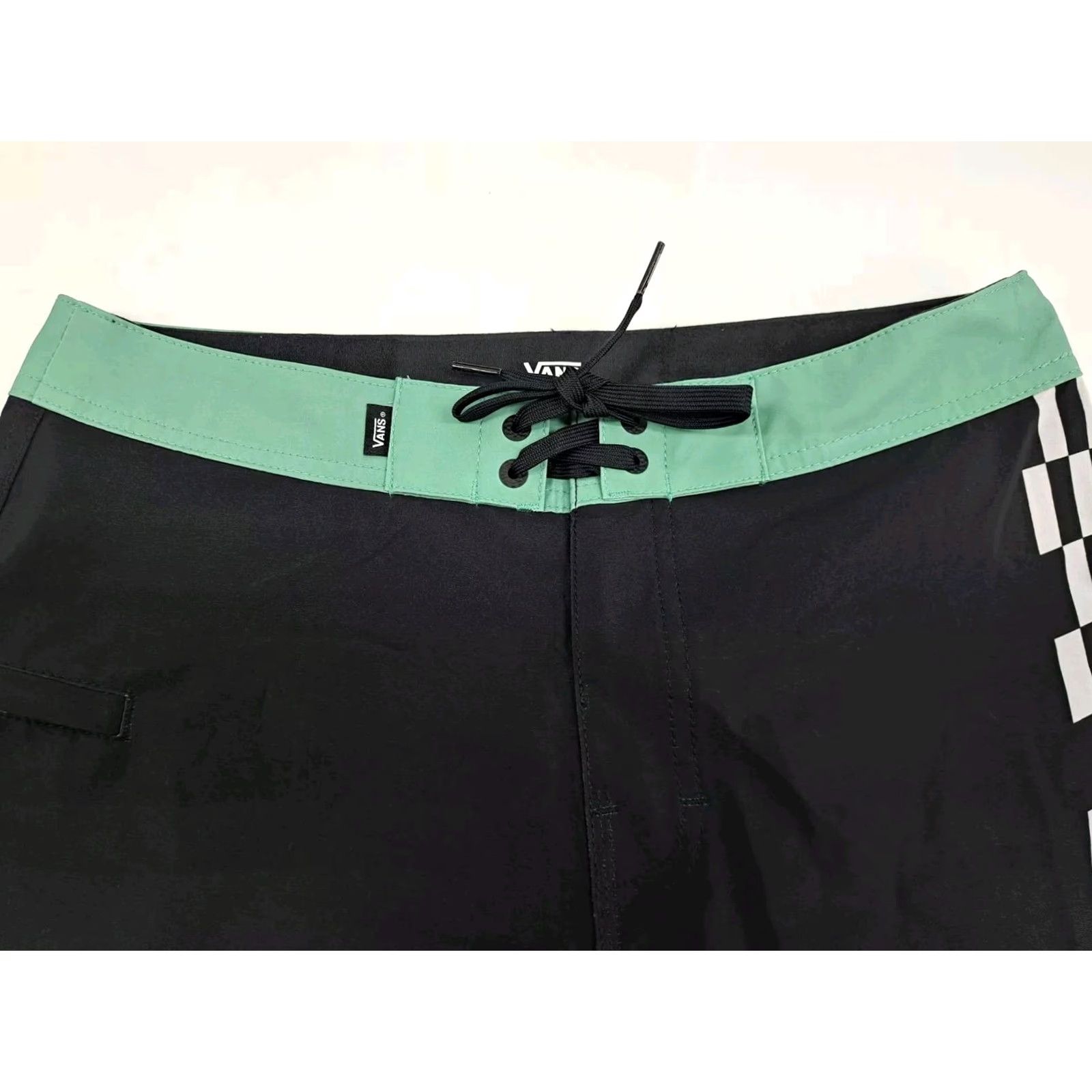 Vans VANS Board Shorts Mens Multicolor Checkered Size 30 Zip Side Pocket Drawstring Quick Dry Size US 30 / EU 46 - 4 Thumbnail