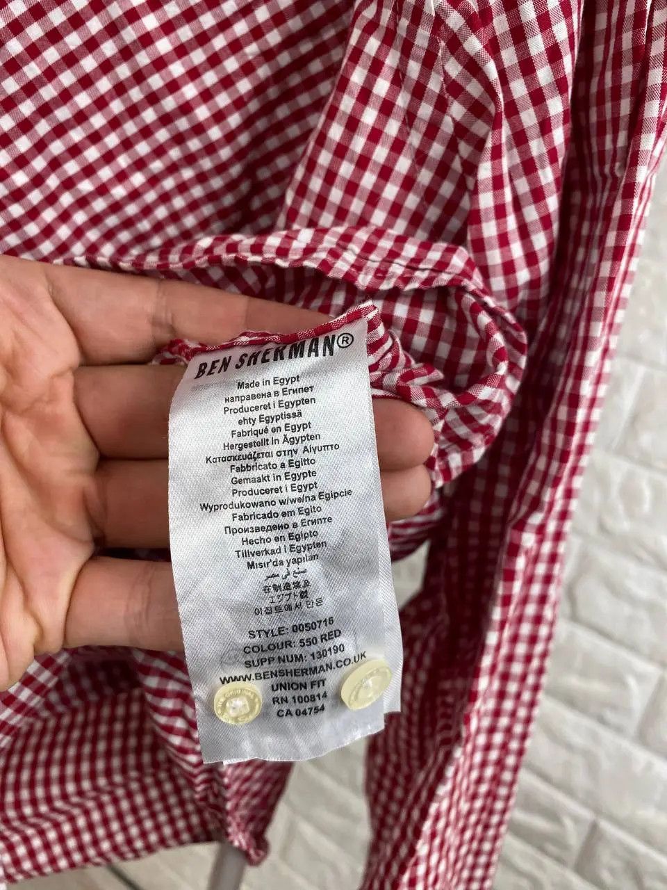 Ben Sherman Vintage Ben Sherman Red Gingham Check Long Sleeve Shirt Size US XL / EU 56 / 4 - 9 Thumbnail