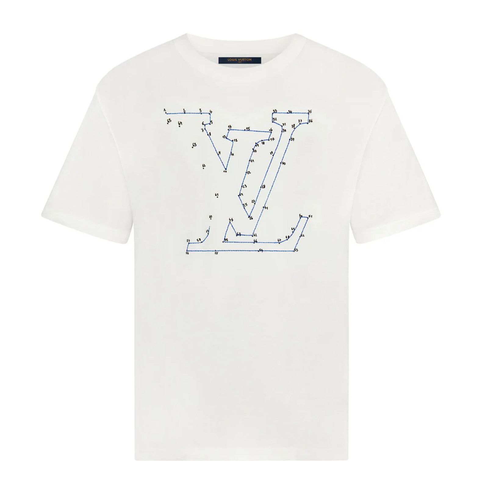 Louis Vuitton Louis Vuitton Stitch Embroidery Logo Short Sleeve T-Shirt M Size US M / EU 48-50 / 2 - 1 Thumbnail