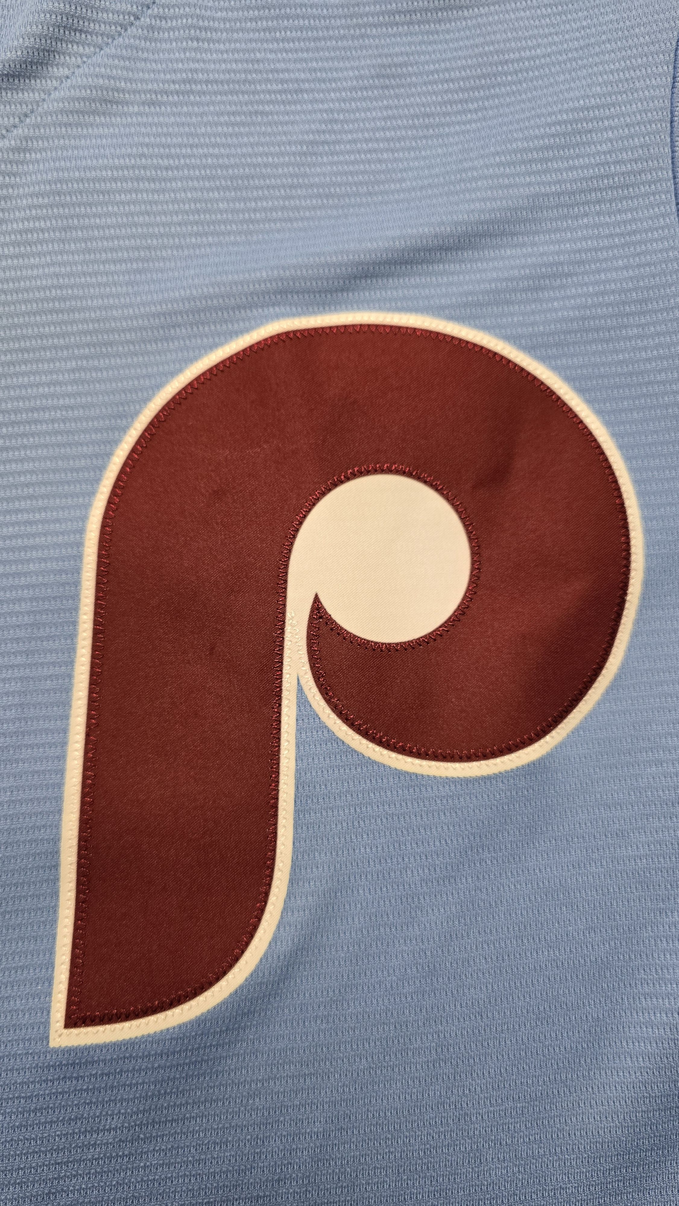 Nike Nike Blue Philadelphia Phillies Throwback Baseball Jersey Size US L / EU 52-54 / 3 - 5 Thumbnail