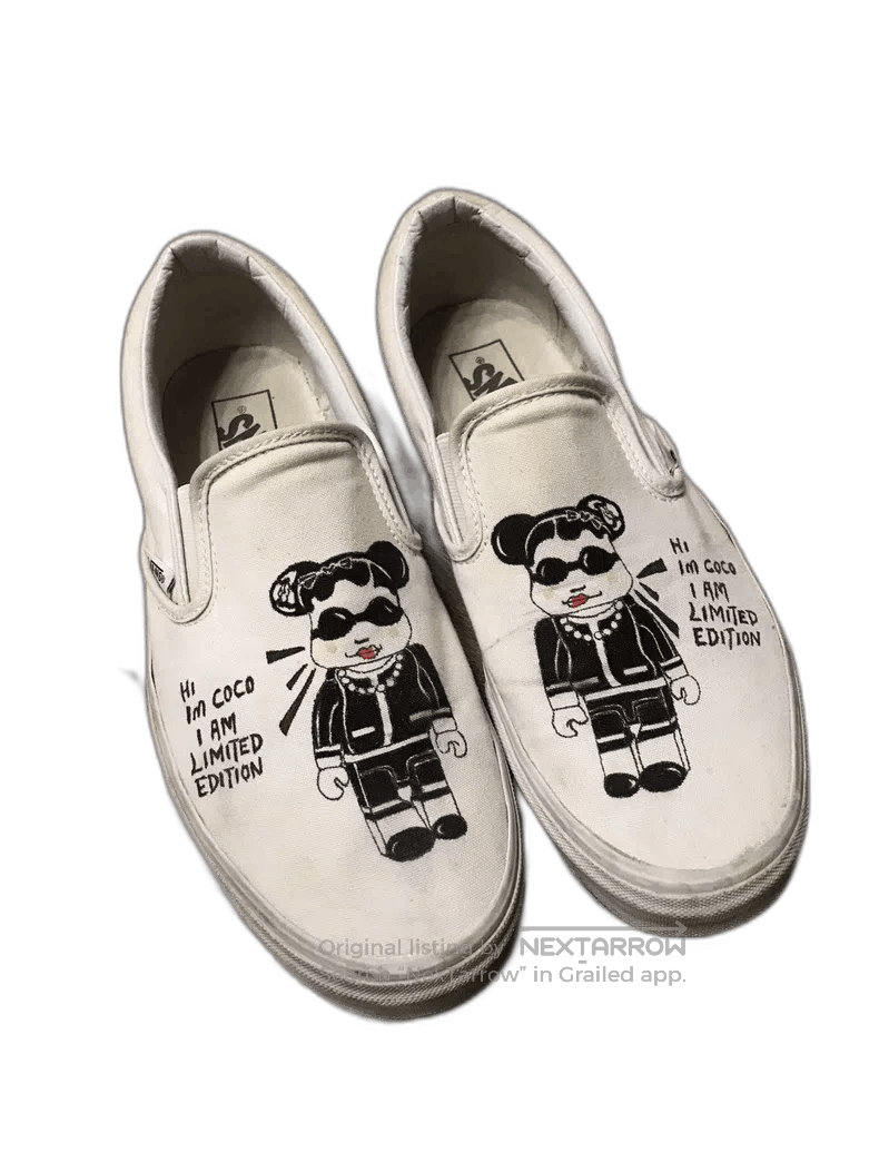 Chanel Limited Edition Chanel Vans Slip-Ons. Size US 10 / EU 43 - 1 Thumbnail
