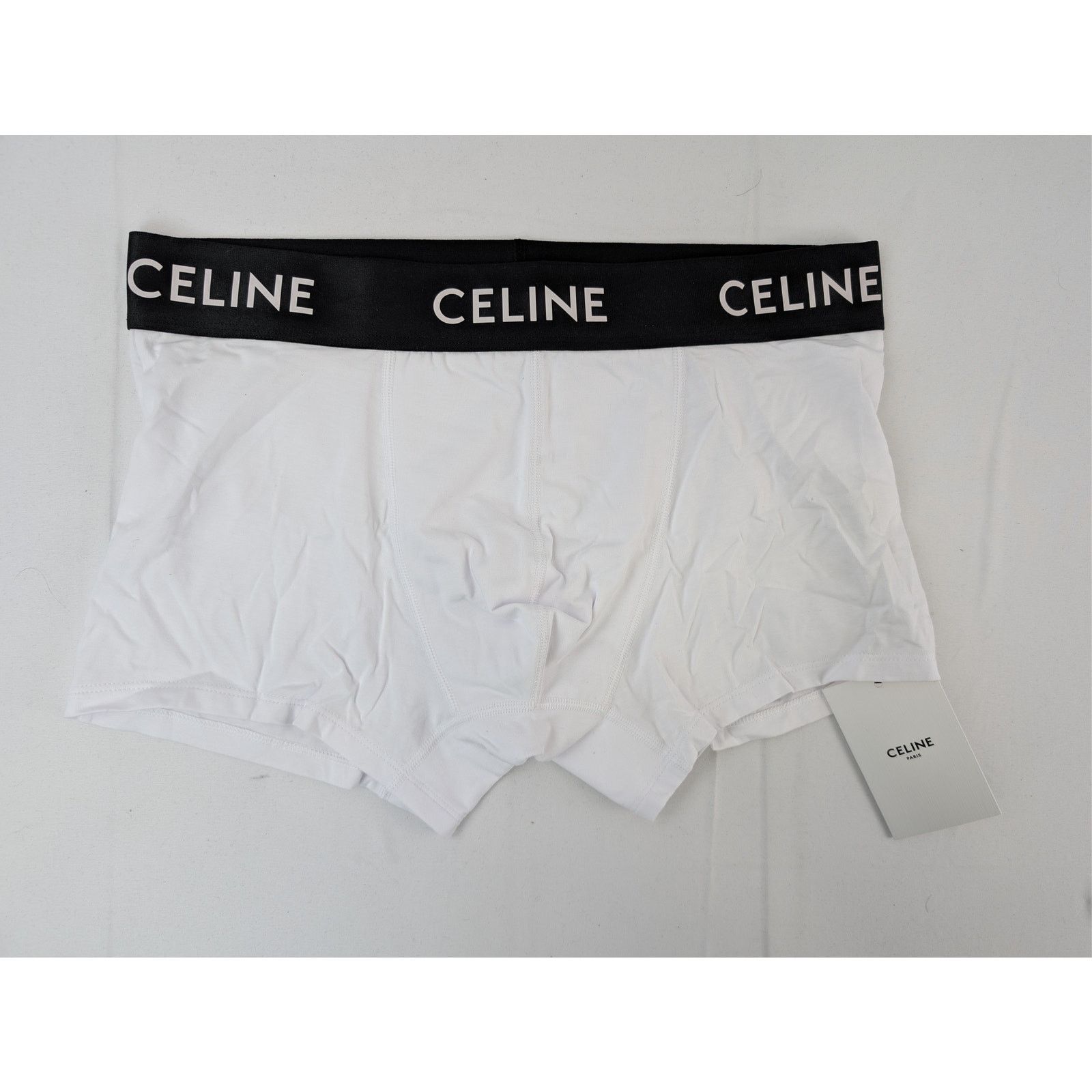 Celine o1rshd1 Q:2 / Size: XXL / Boxer Shorts Celine Logo in White Size US 38 / EU 54 - 7 Thumbnail