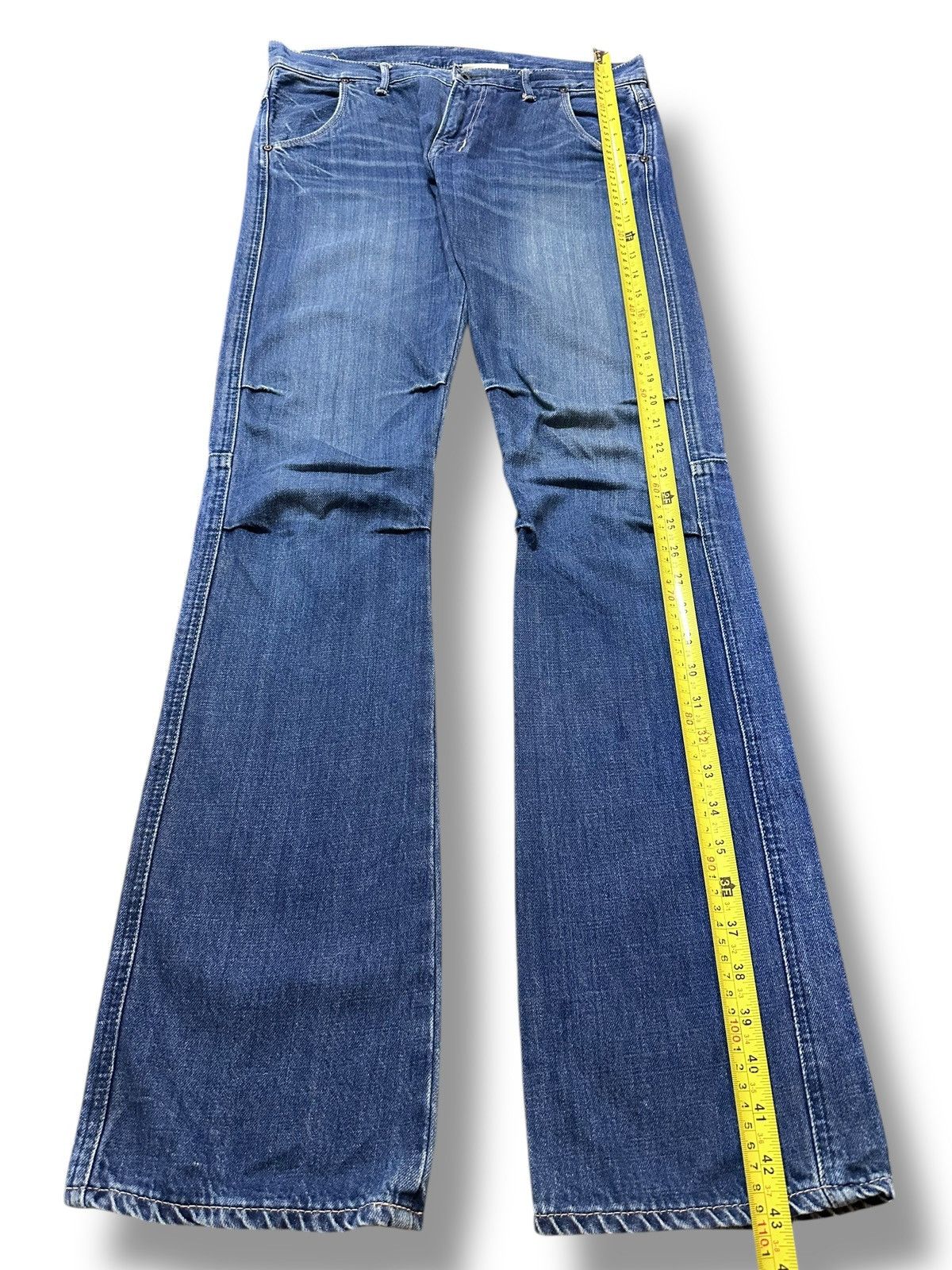 Japanese Brand Vintage Flare Jeans Style With Faded Wash Size US 32 / EU 48 - 11 Thumbnail