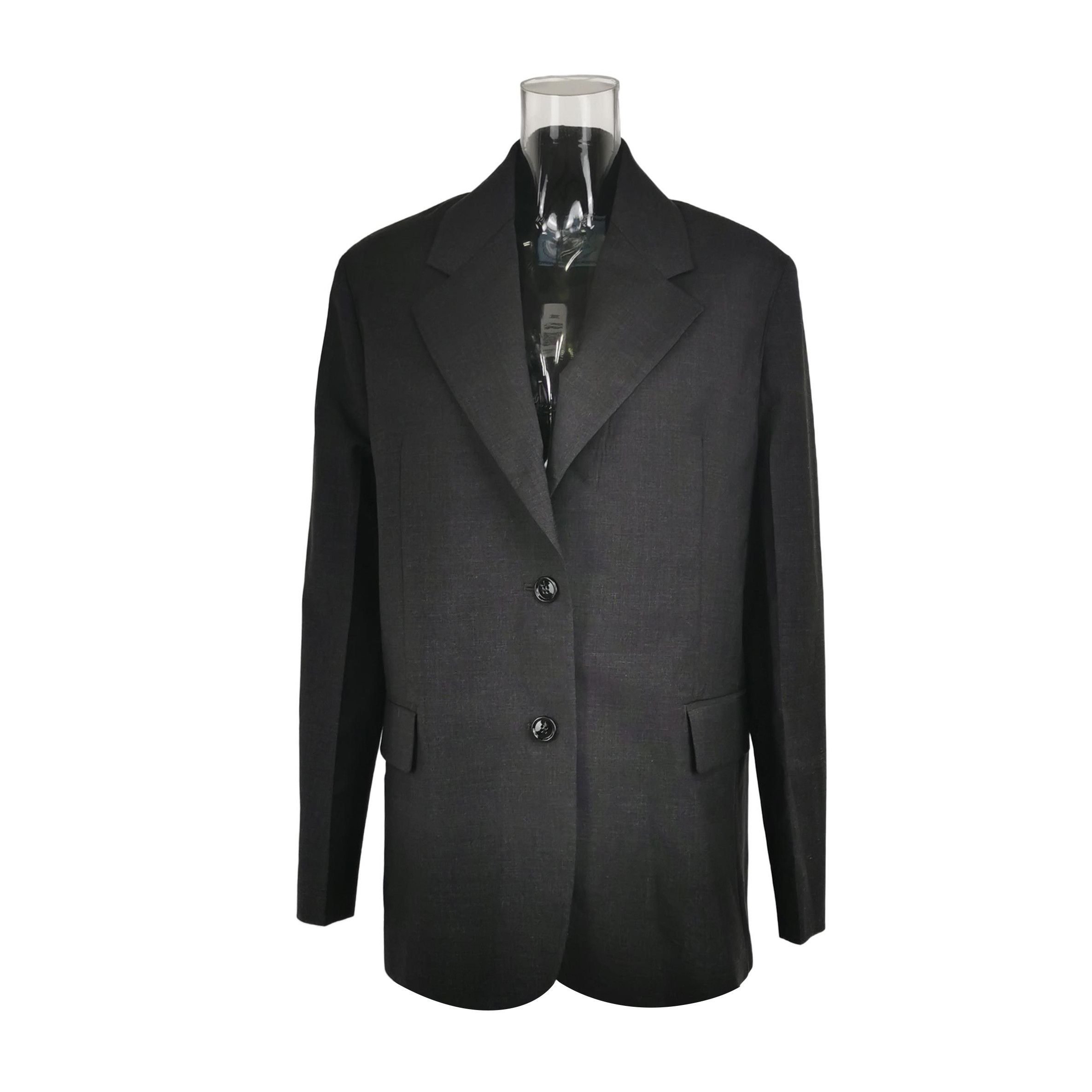 Prada Prada Wool V-Neck Coat Size 40 - dmc Size L / US 10 / IT 46 - 1 Thumbnail