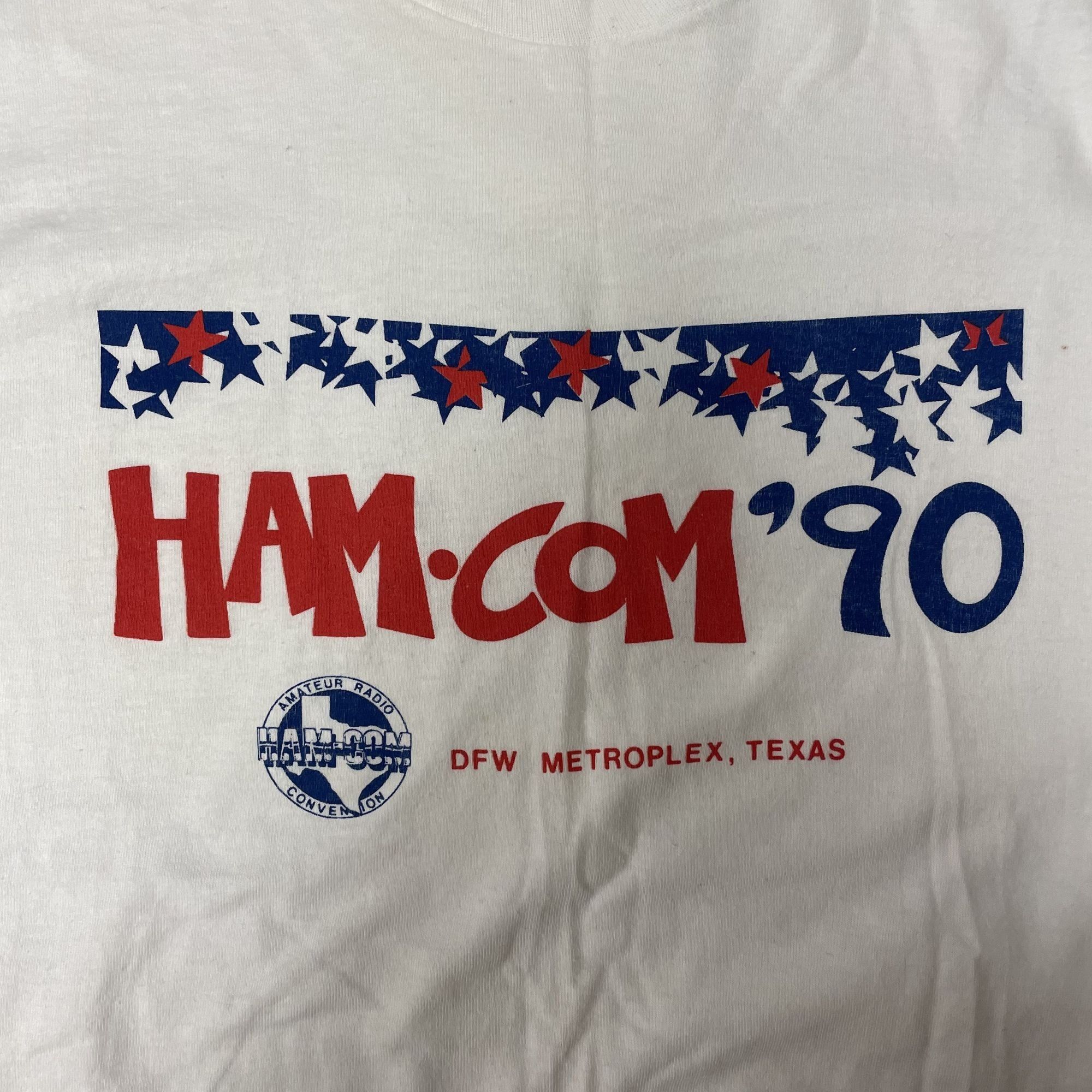 Other Vtg Screen Stars Best DFW HAM Radio Texas Convention T Shirt Size US L / EU 52-54 / 3 - 3 Thumbnail
