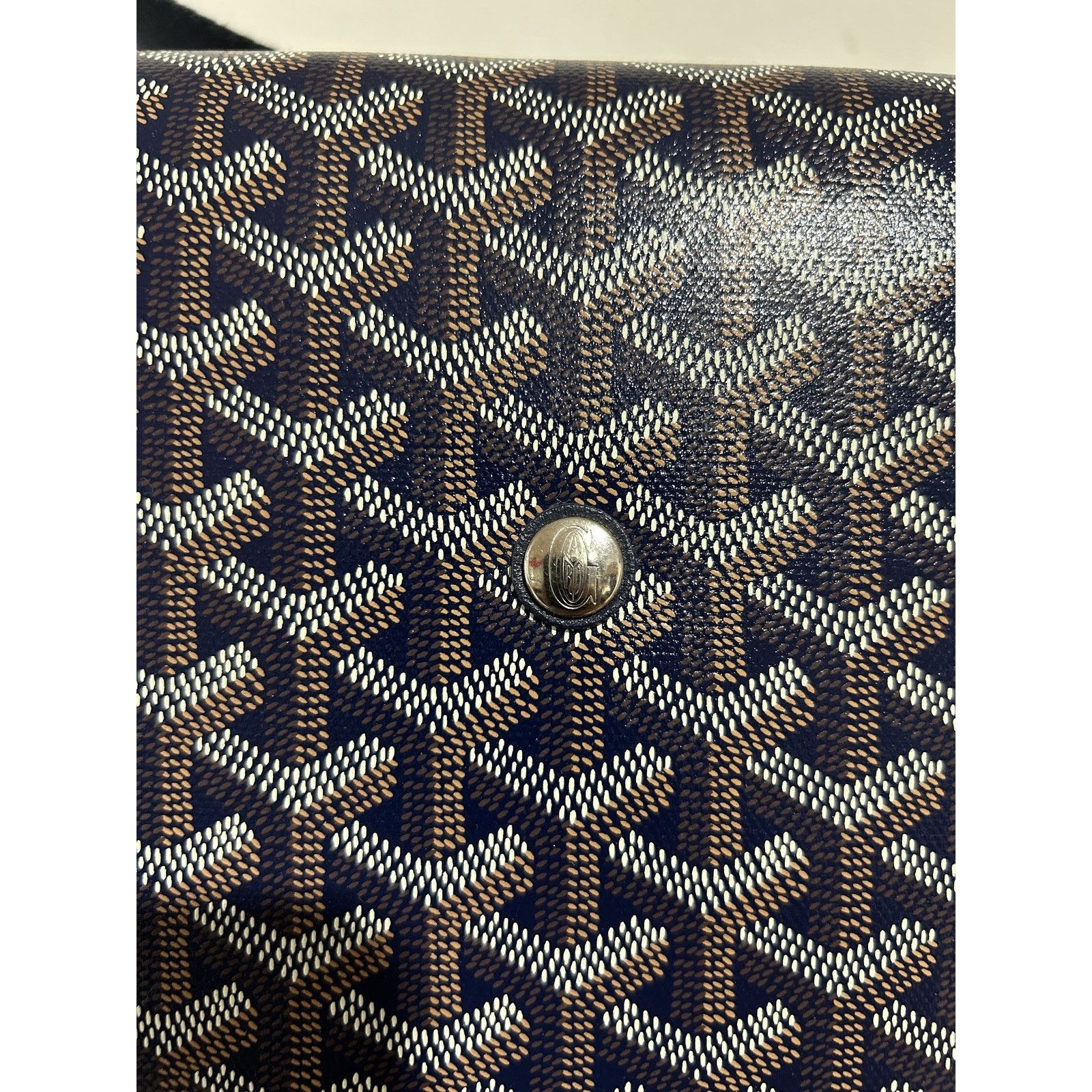Goyard GOYARD NAVY CAPETIEN MESSENGER BAG SIZE MM PREOWNED Size ONE SIZE - 4 Thumbnail