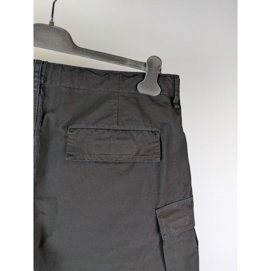 Balenciaga o1rshd1 Hybrid Baggy Denim Pants in Black Size US 30 / EU 46 - 12 Thumbnail