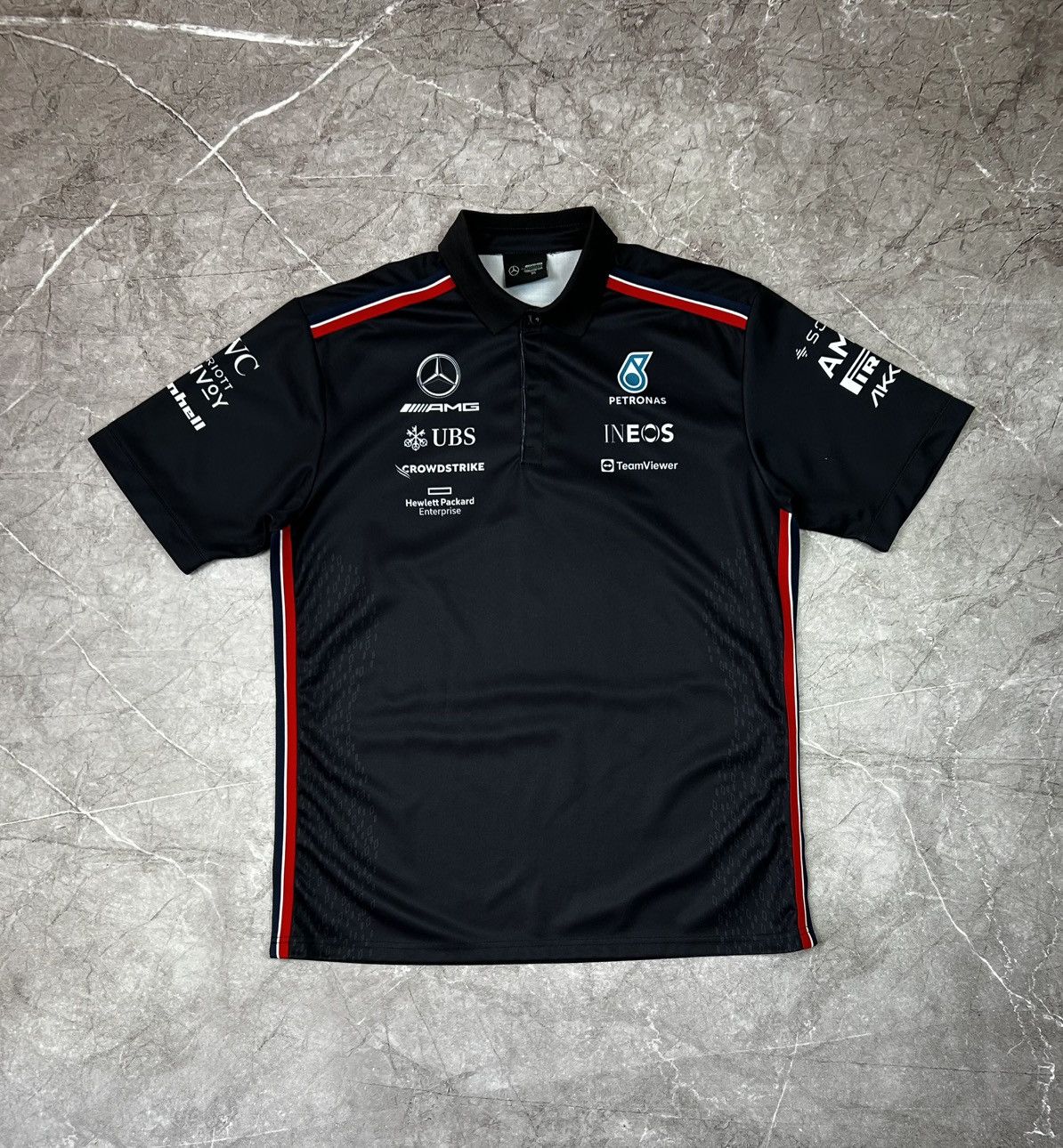 Mercedes-Benz Mercedes AMG Petronas F1 Formula1 Polo Size US XXL / EU 58 / 5 - 2 Thumbnail