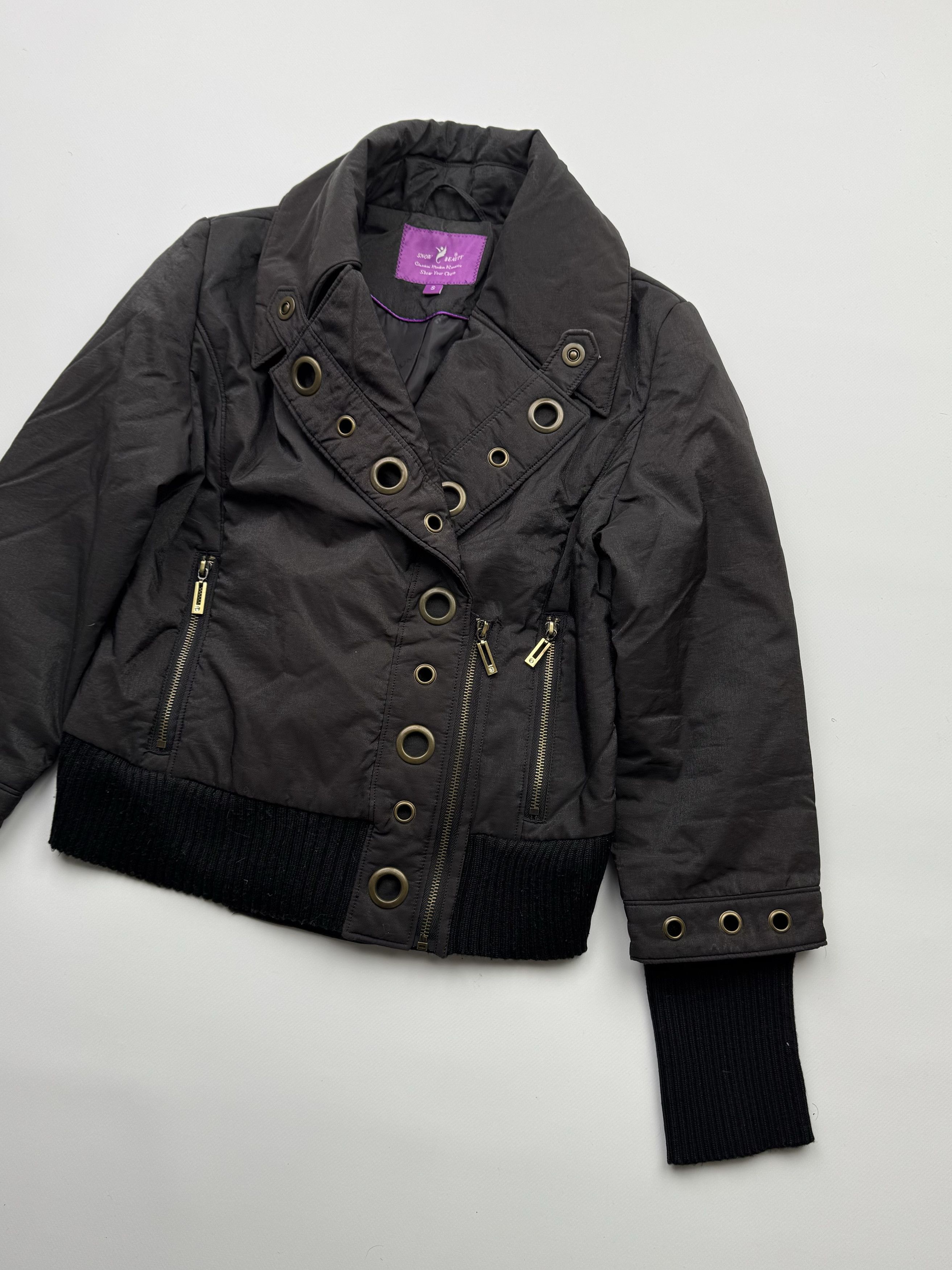 Vintage Vintage Cropped Jacket With Metal Details B93(V97)E2 Size S / US 4 / IT 40 - 3 Thumbnail