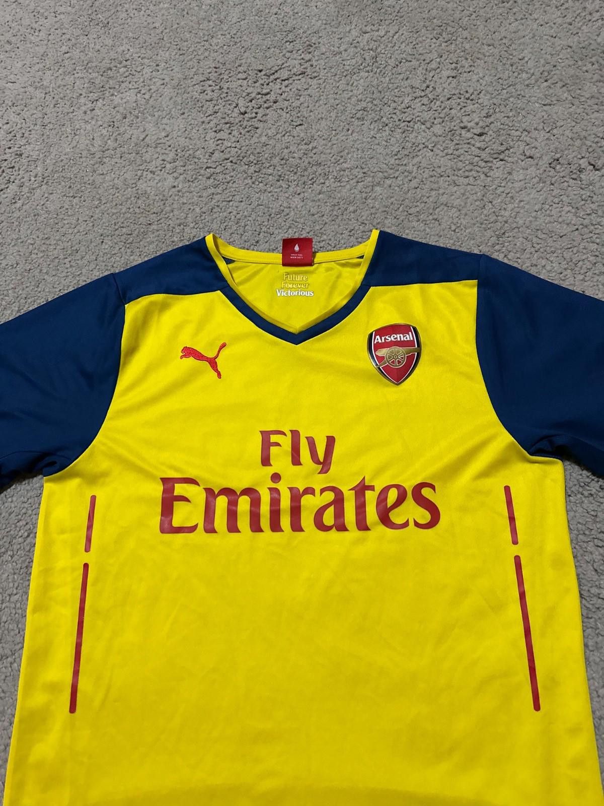 Puma Arsenal 2014/2015 Puma Away Football Shirt Soccer Jersey Size US L / EU 52-54 / 3 - 3 Thumbnail
