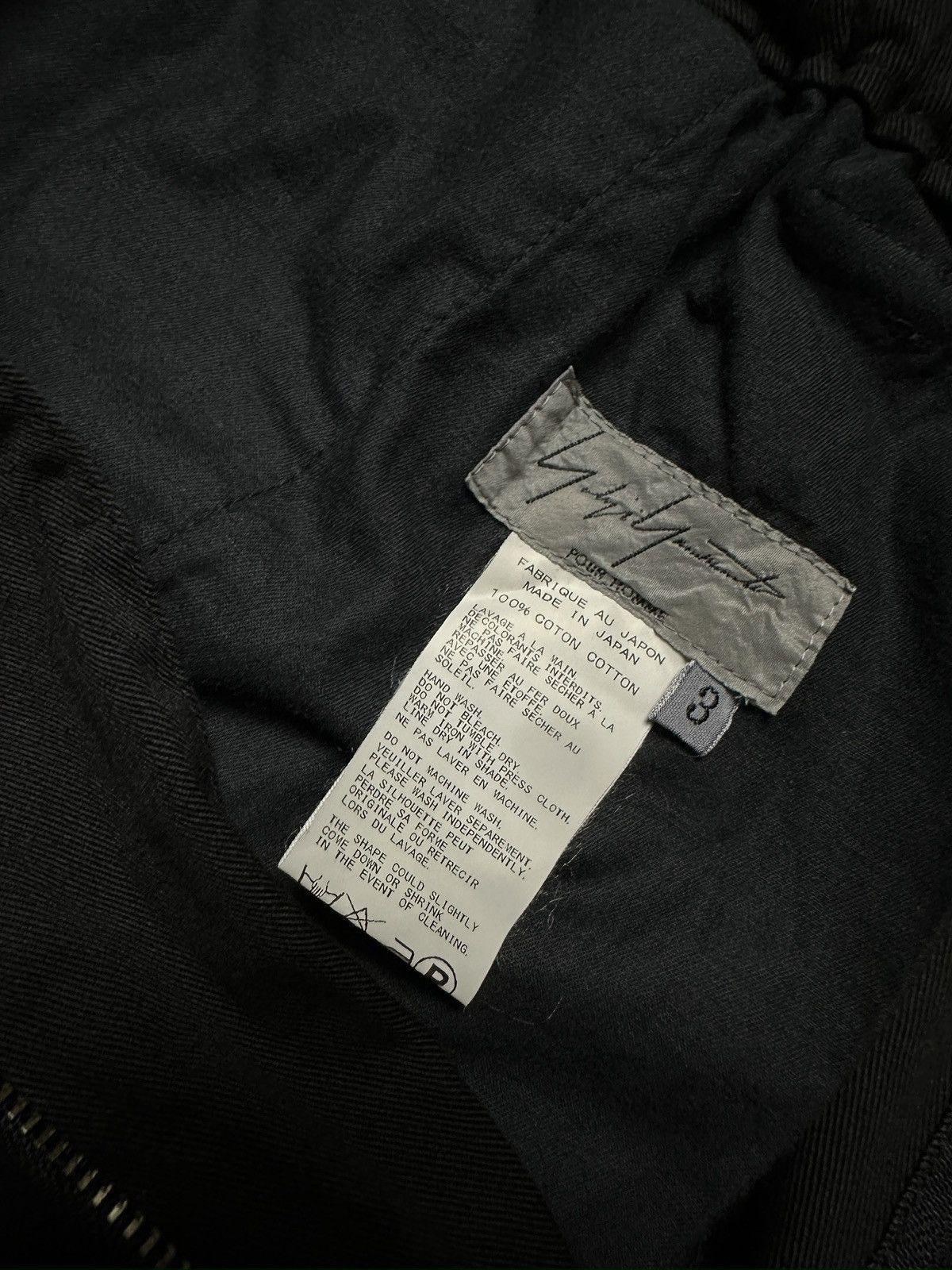 Yohji Yamamoto Yojhi yamamoto black trouser Size US 33 - 8 Thumbnail
