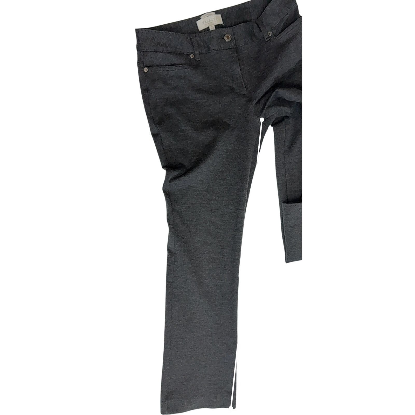 Other Talbots Signature Petites Stretch Pants 6P Gray Normcore Size 28" / US 6 / IT 42 - 6 Thumbnail