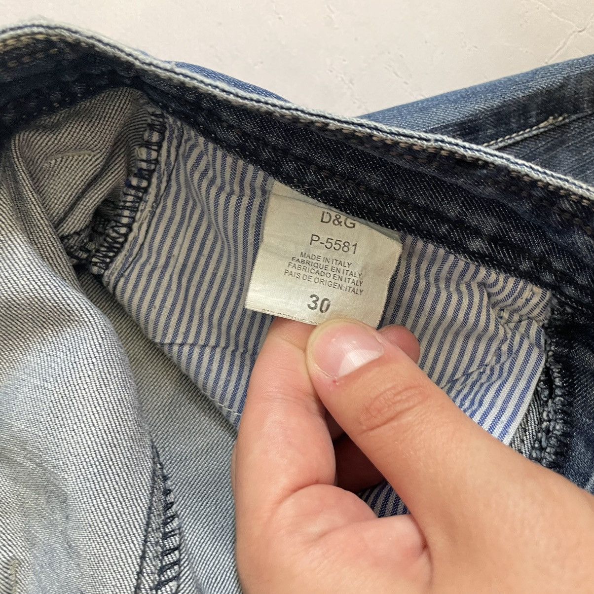 Dolce & Gabbana Dolce Gabbana Jeans Vintage Denim Avantgarde Pants Size US 30 / EU 46 - 7 Thumbnail