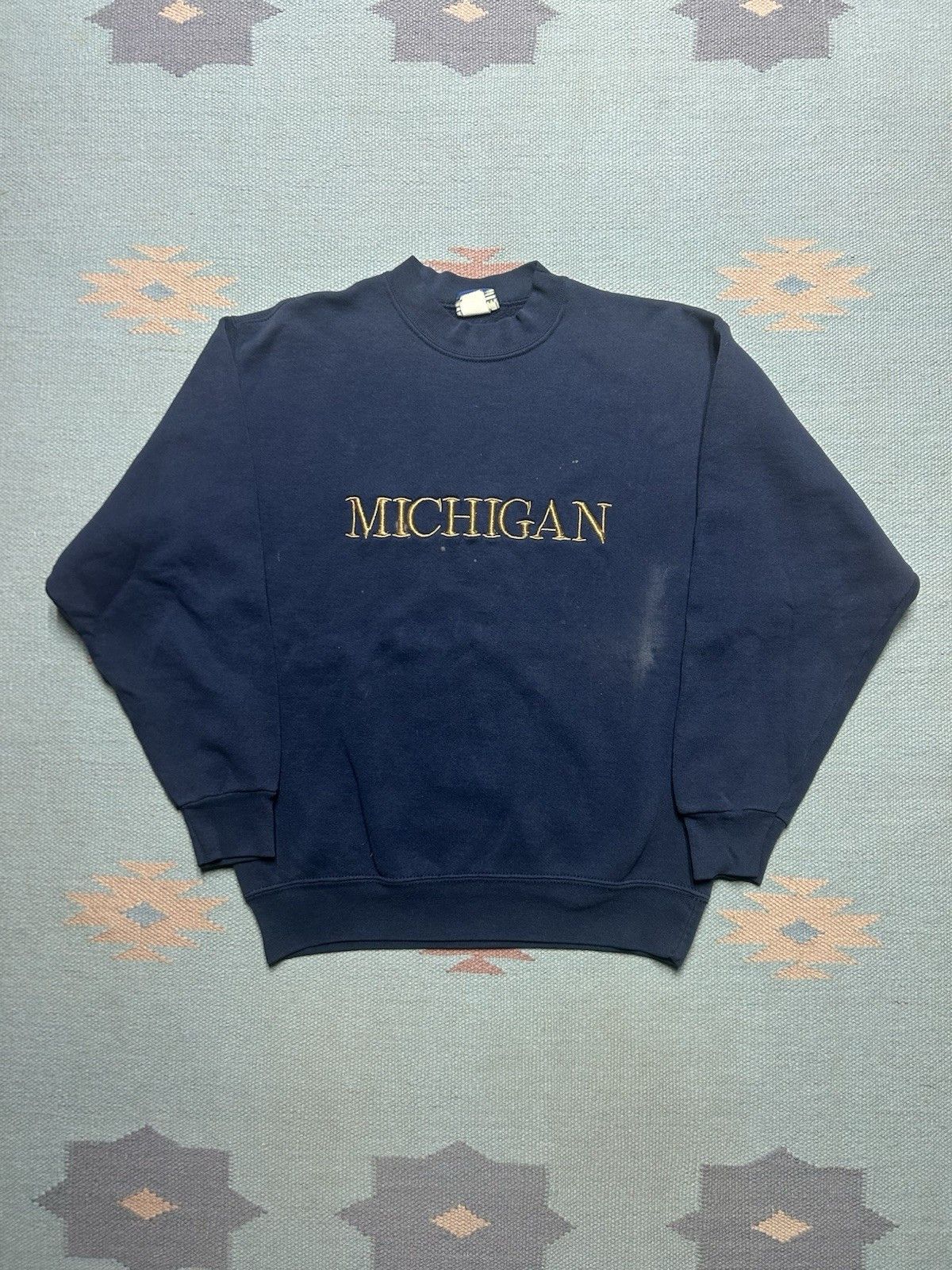 Vintage Vtg 90s crewneck sweatshirt university of Michigan medium Size US M / EU 48-50 / 2 - 1 Thumbnail