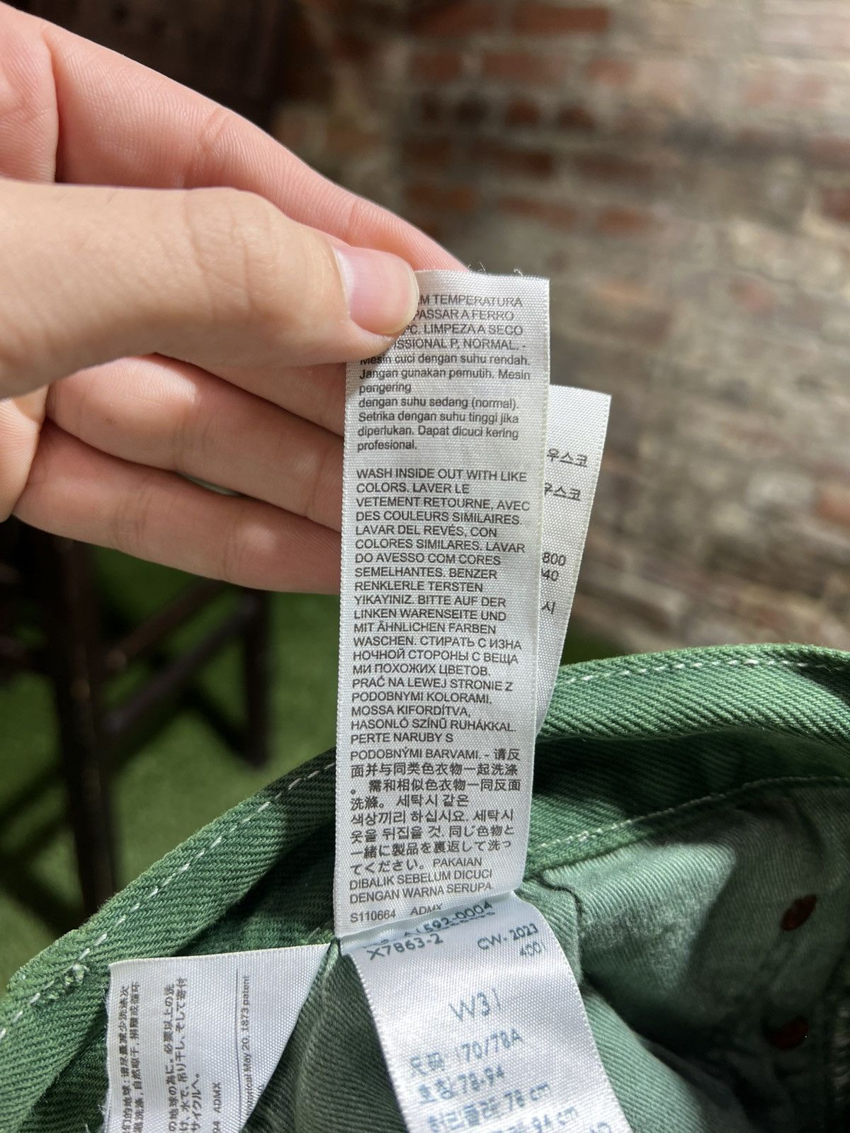 DENIM TEARS Denim Tears x Levi’s Green Jeans Size US 31 - 6 Thumbnail