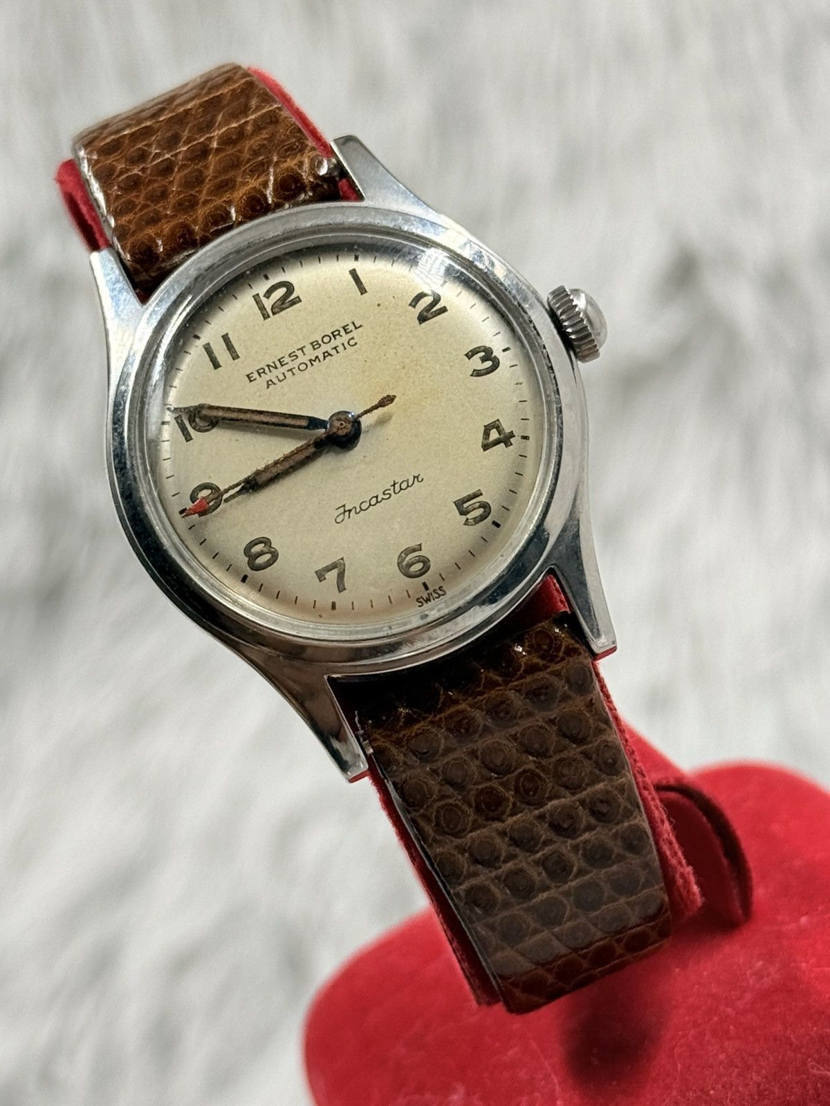 Vintage Vintage Military ERNEST BOREL INCASTER Automatic Men’s Watch Size ONE SIZE - 2 Thumbnail