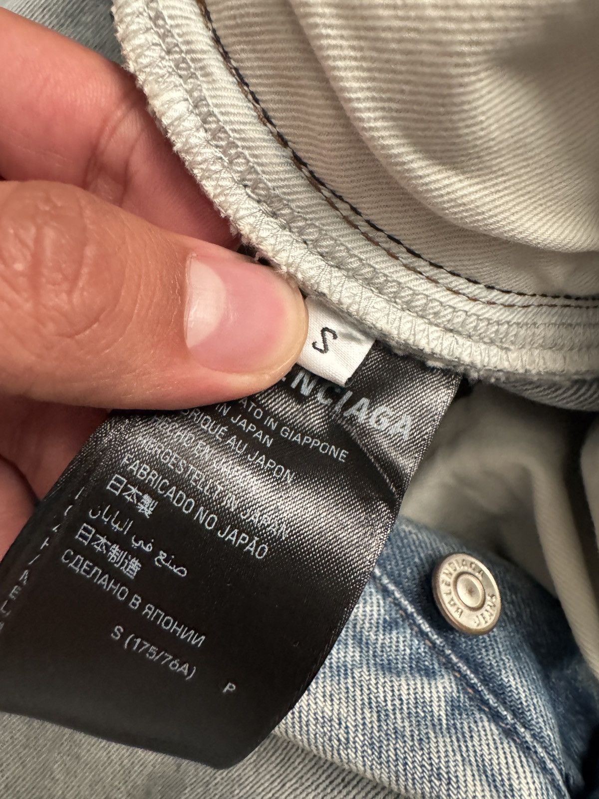 Balenciaga Balenciaga Logo Denim Size US 32 / EU 48 - 5 Thumbnail