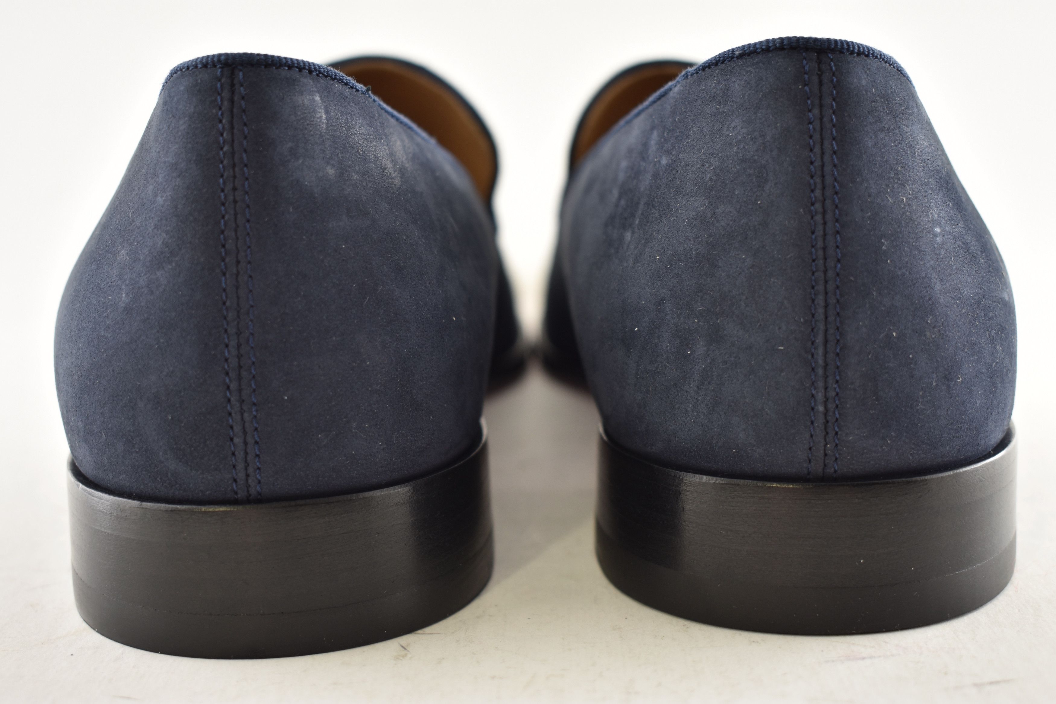 Christian Louboutin Mens Danny Flex Flat Zaffiro Blue Calf Dress Loafer 46 13 Size US 13 / EU 46 - 13 Thumbnail