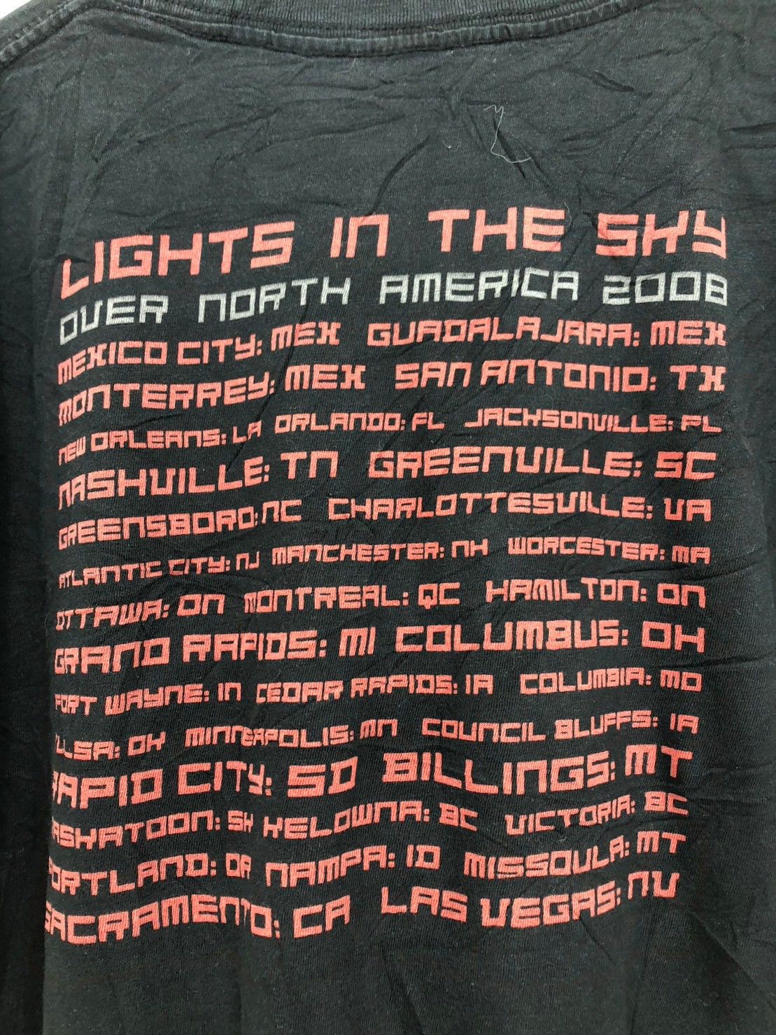 Vintage 2009 Nine Inch Nails NIN Lights In The Sky Tour Shirt BN Size US L / EU 52-54 / 3 - 6 Thumbnail