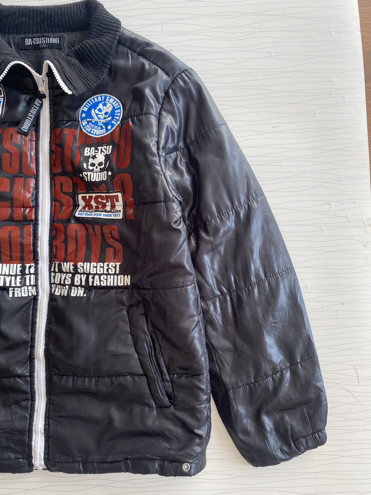 If Six Was Nine × Japanese Brand × Le Grande Bleu (L.G.B.) Batsu Studio Patches Skulls Rockstar Military Hooded Jacket Size US L / EU 52-54 / 3 - 3 Thumbnail