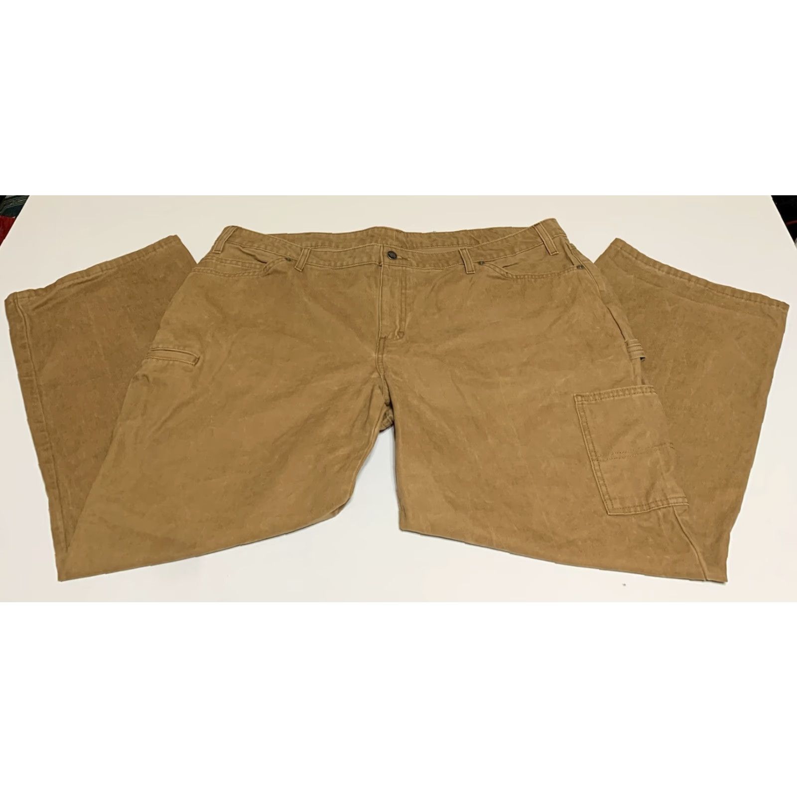 Dickies Dickies Mens Carpenter Utility Work Jeans Size 42x30 Brown Size US 42 / EU 58 - 2 Thumbnail