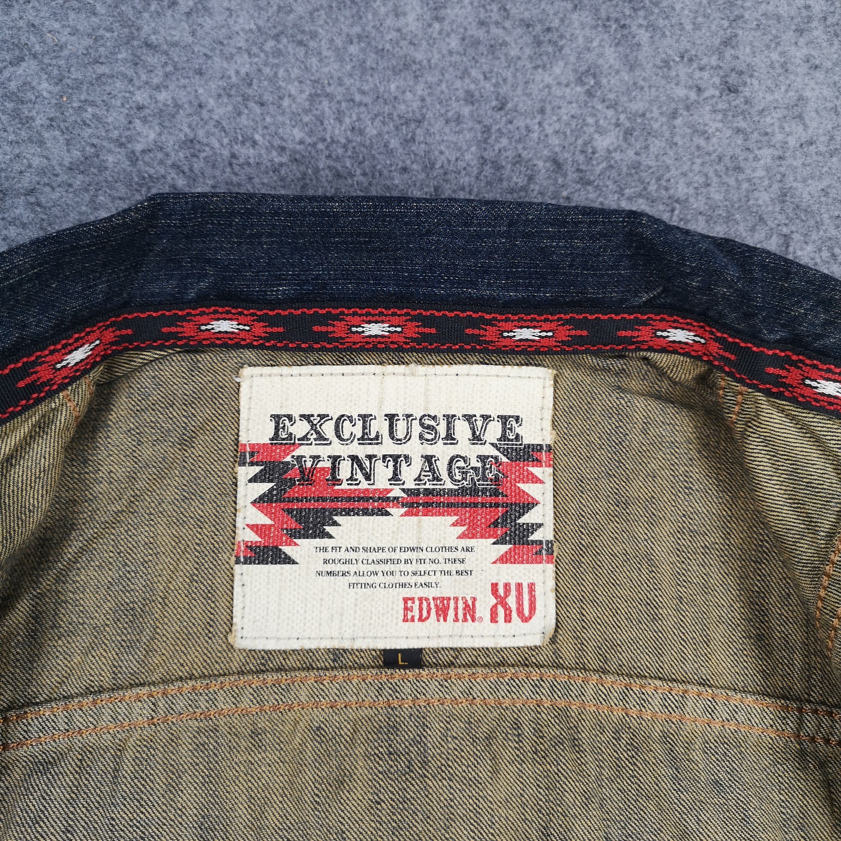 Edwin Rusty Wash Edwin Denim Trucker Jacket Size US M / EU 48-50 / 2 - 6 Thumbnail