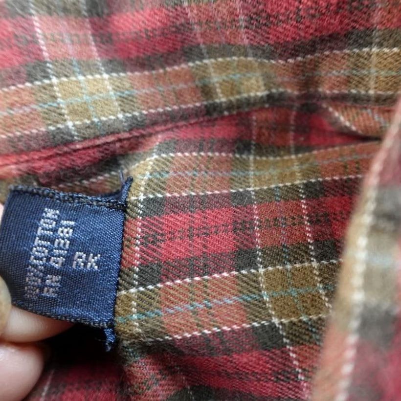 Polo Ralph Lauren VTG Polo Ralph Lauren Shirt Mens L Red Plaid Flannel Button-Down Long Sleeve 90s Size US L / EU 52-54 / 3 - 5 Thumbnail
