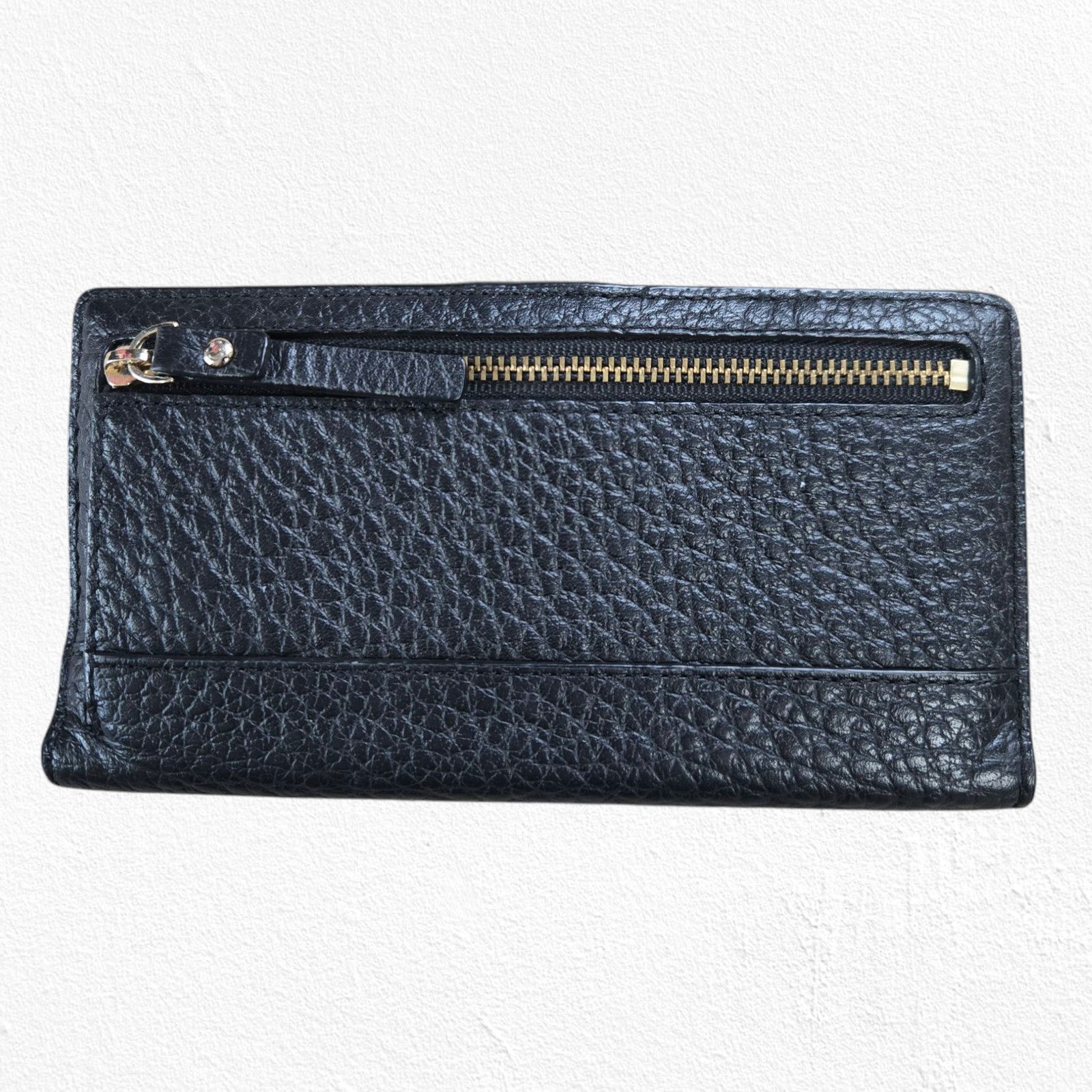 Kate Spade Kate Spade Wellesley Stacy Black Pebbled Leather Wallet Size ONE SIZE - 3 Thumbnail