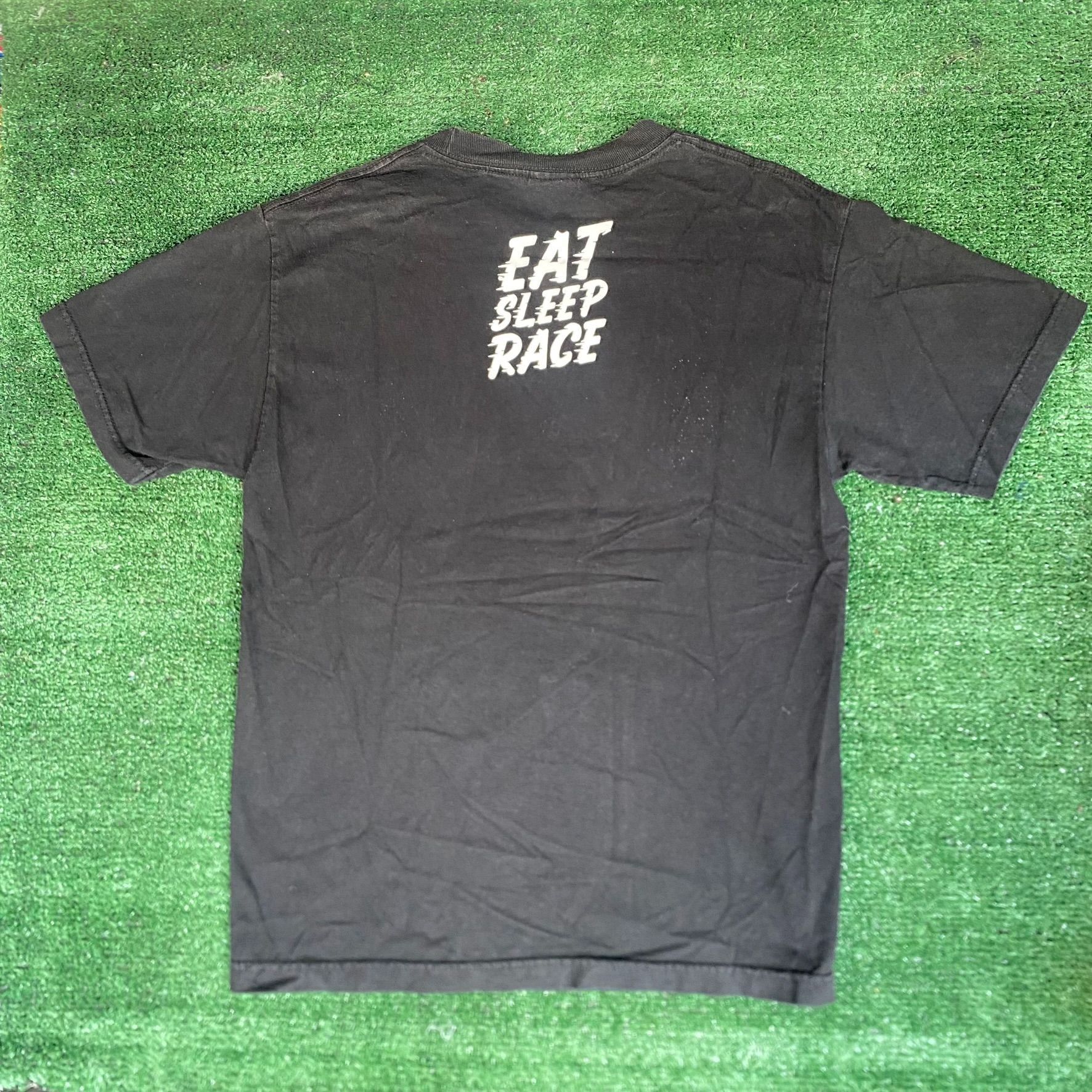 Vintage Vintage Y2K Racing Life Shirt Eat Sleep Race Fast Life Tee Size US M / EU 48-50 / 2 - 5 Thumbnail