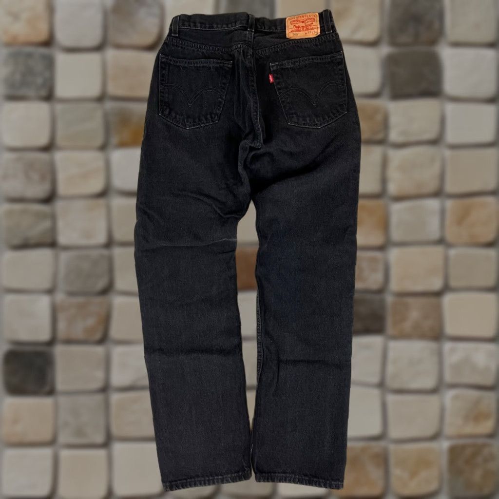Levi's VINTAGE Levi's 505 Jeans Regular Straight Black Sz 33x34 Mens Jeans Size US 30 / EU 46 - 1 Thumbnail