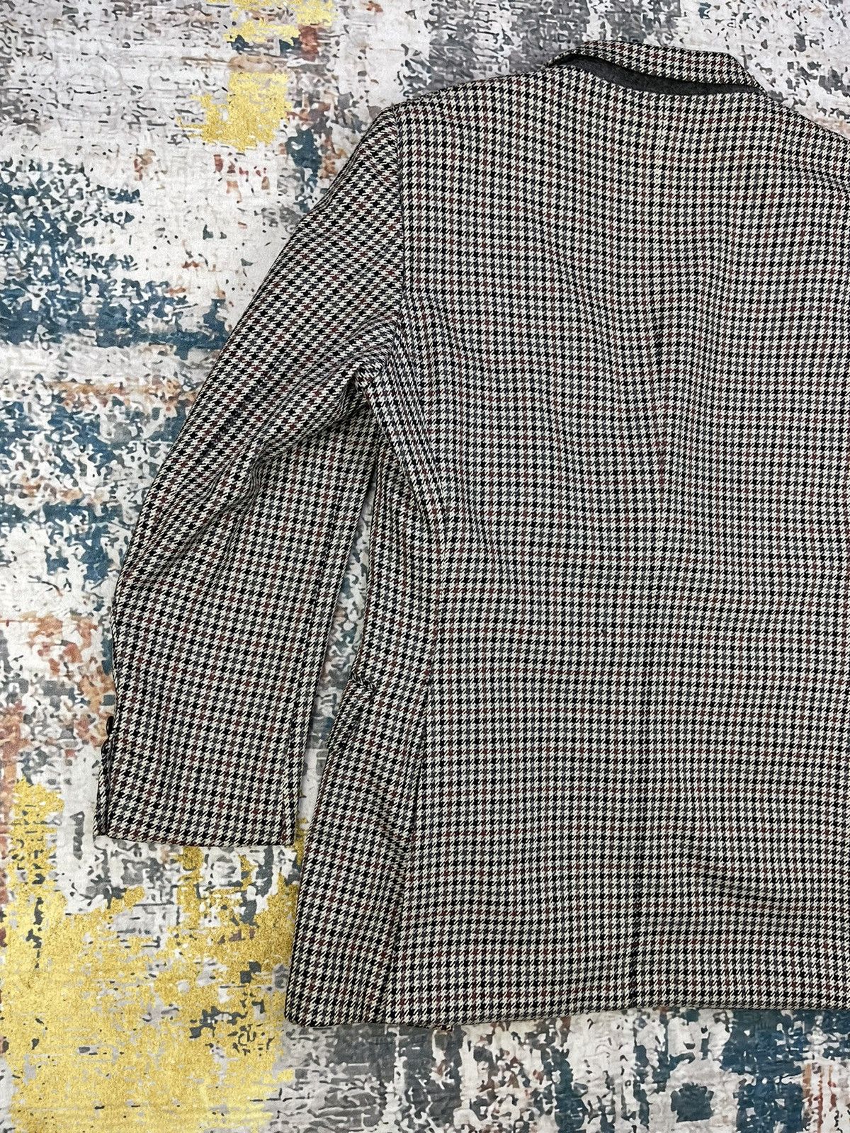 Burberry Vintage Burberrys Houndstooth Check Blazer Size US M / EU 48-50 / 2 - 10 Thumbnail