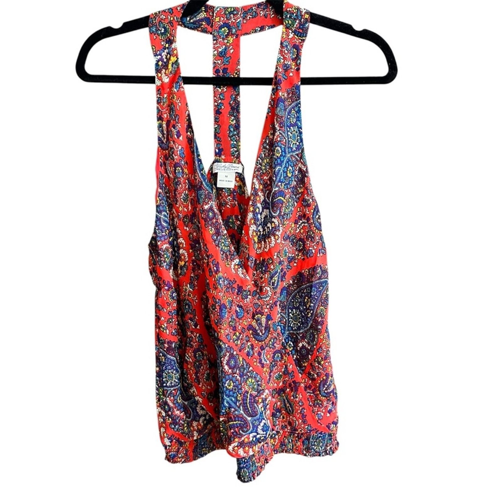 Lucky Brand Lucky Brand Paisley Racerback Top - Size M Size M / US 6-8 / IT 42-44 - 4 Thumbnail
