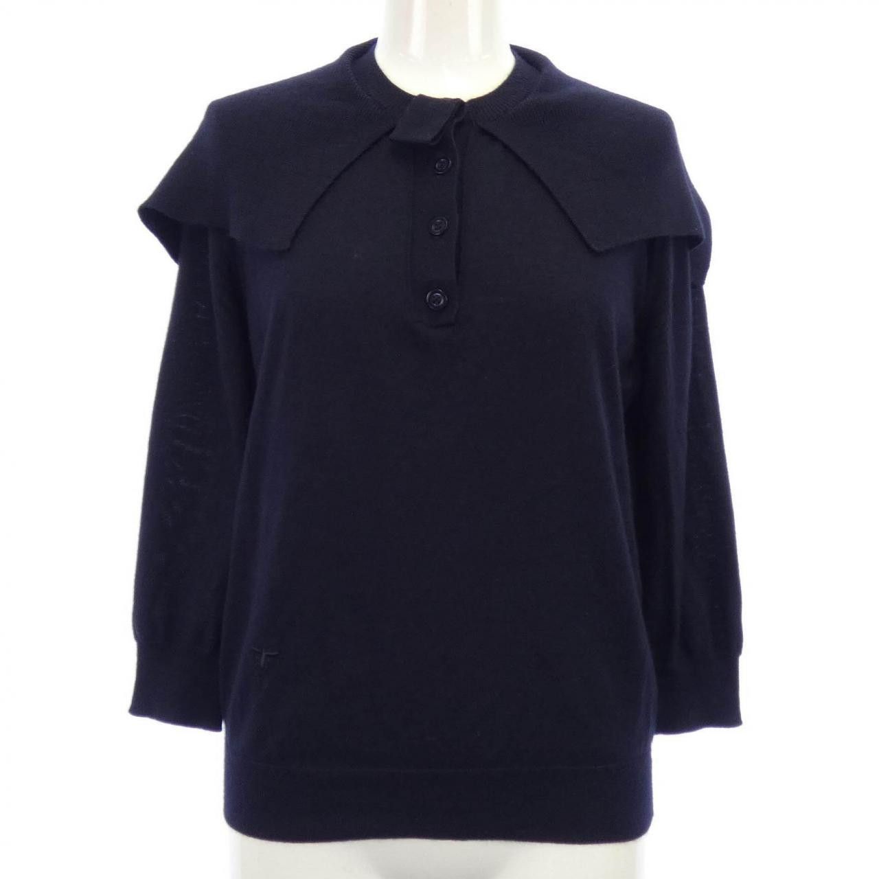 Dior Dior Christian Dior Silk Cashmere Knitwear Textile Tops 114T25AM105 DUTY FREE for USA Size ONE SIZE - 1 Thumbnail