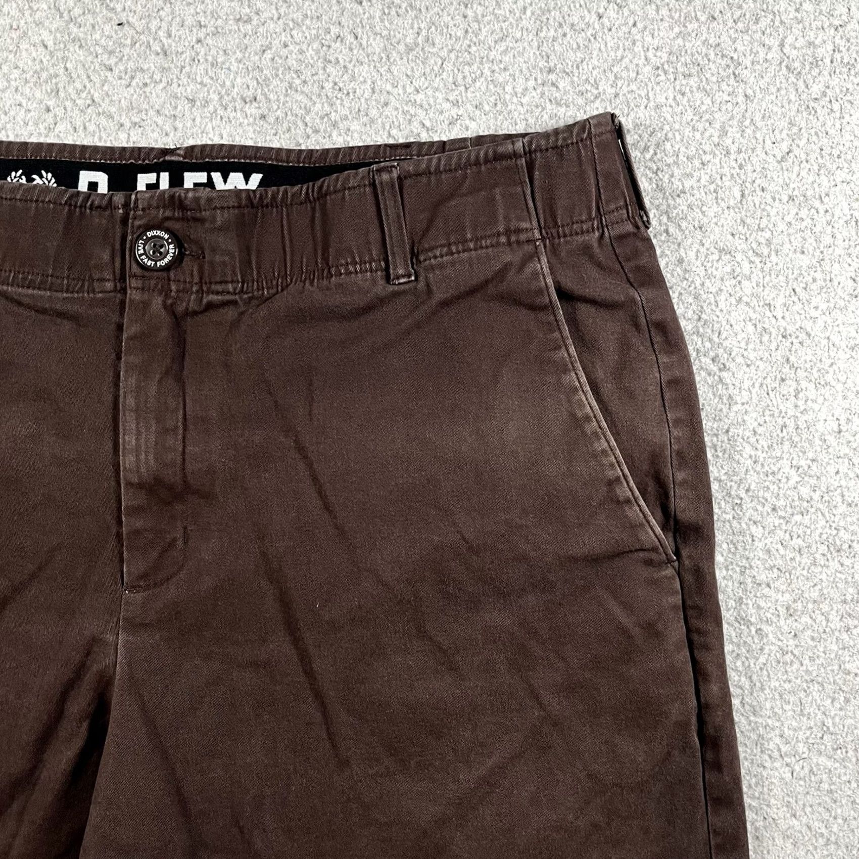 Vintage Dixxon Shorts Mens 36 Brown Performance Stretch Waistband Chino D Flexx Outdoor Shirt City? Size US 36 / EU 52 - 4 Thumbnail