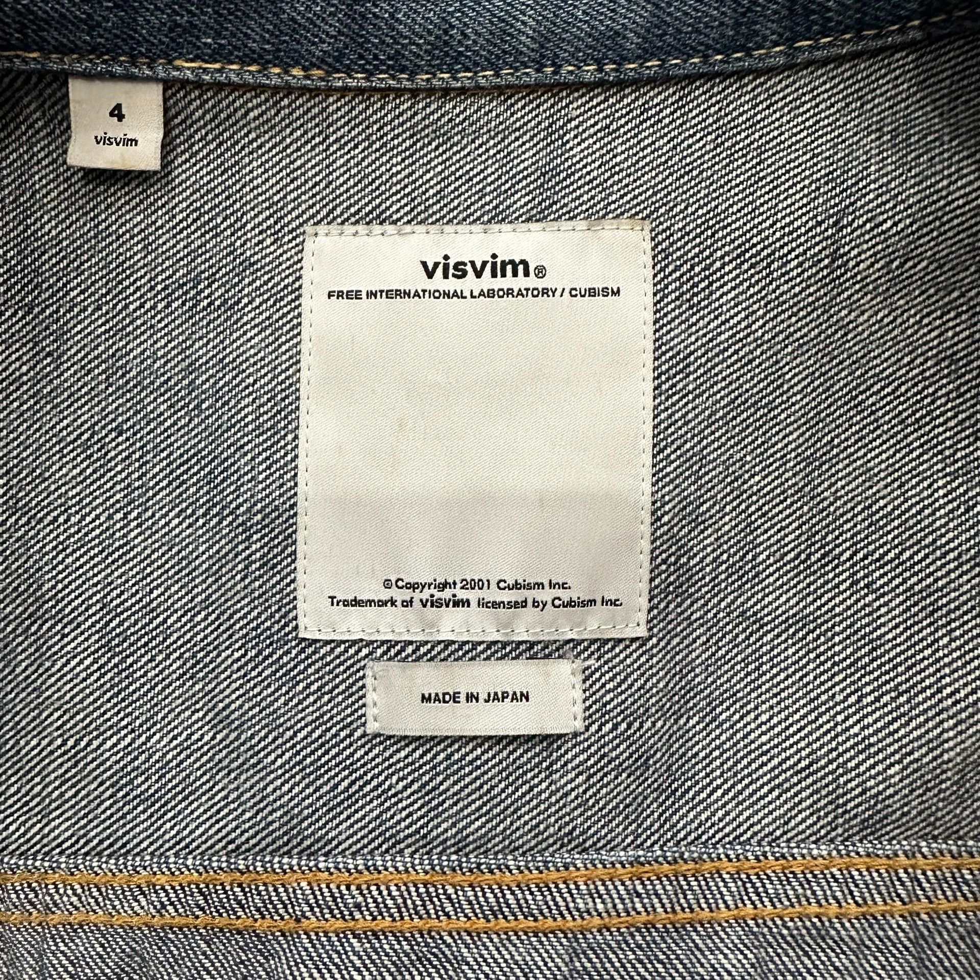 Visvim visvim 16aw 101 JKT 4 denim jacket Size US XL / EU 56 / 4 - 5 Thumbnail