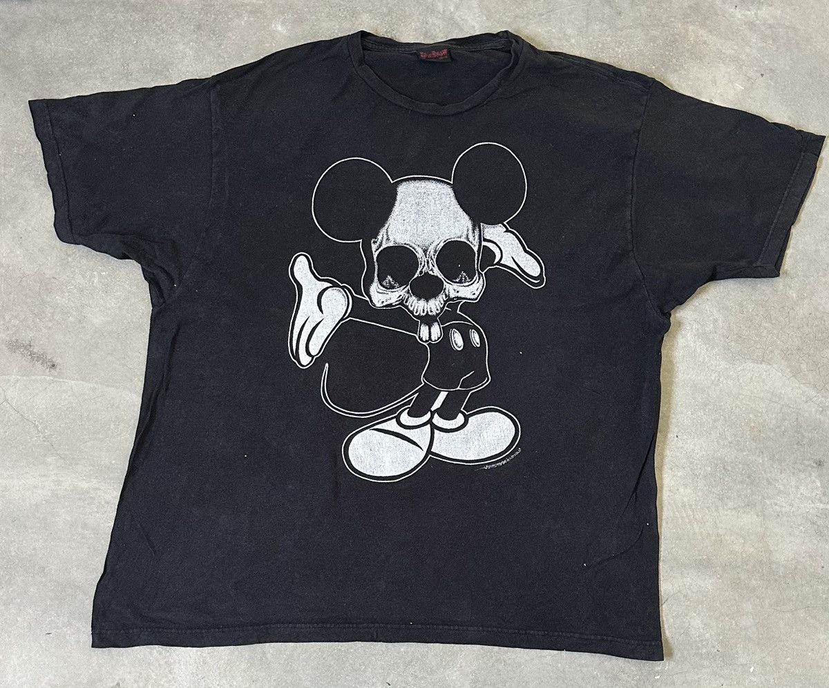 Japanese Brand VINTAGE MICKEY LOWBRO ART.CO NUMBER NINE MICKEY INSPIRED TEE Size US XXL / EU 58 / 5 - 1 Thumbnail