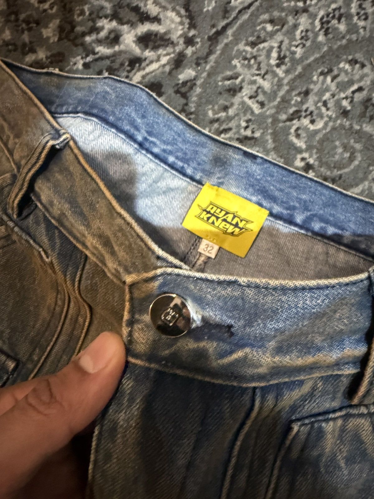 Ryan Knew Ryan Knew denim blue orange Size US 32 / EU 48 - 6 Thumbnail