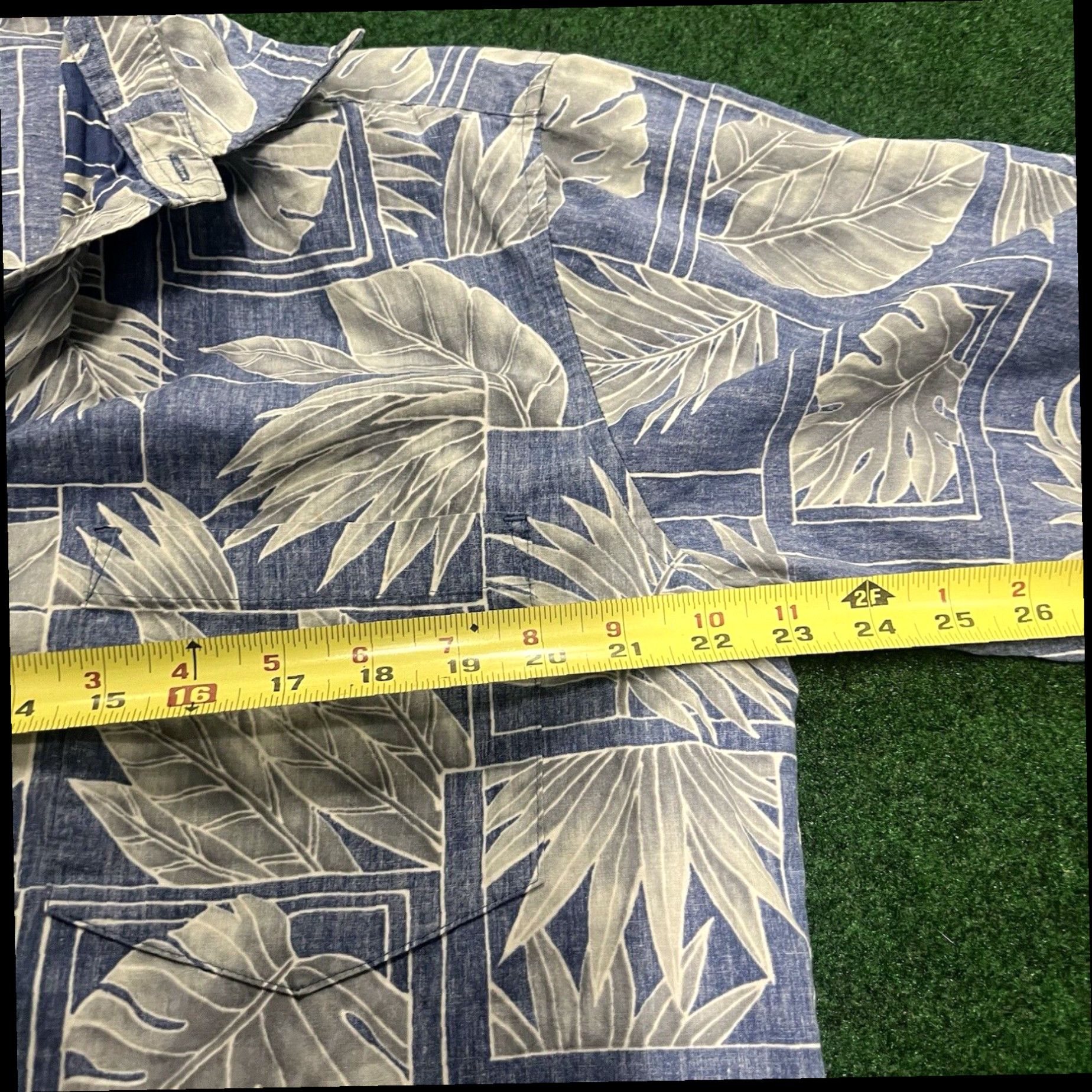Vintage COOKE STREET Men's Size M Print Blue Hawaiian Shirt Cotton Summer Beach Palms Size US M / EU 48-50 / 2 - 4 Thumbnail