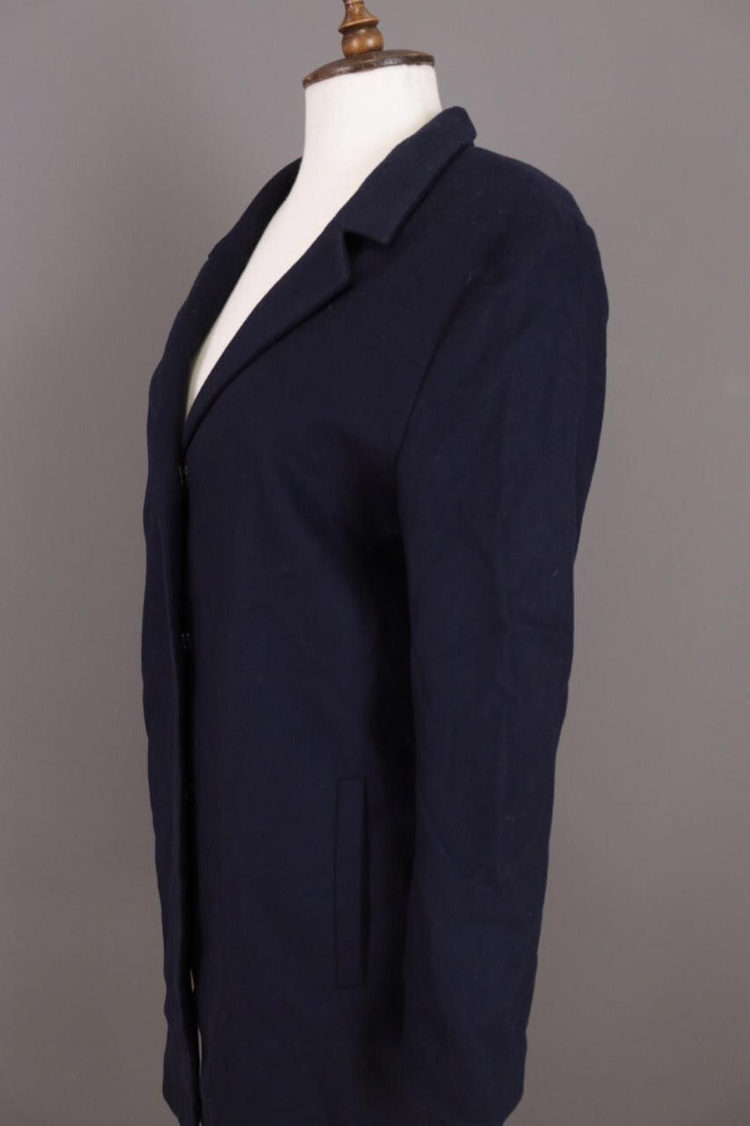 Designer Cinzia Rocca Blue Wool Cashmere Size I 46 / GB 14 / USA 10 Size L / US 10 / IT 46 - 8 Thumbnail