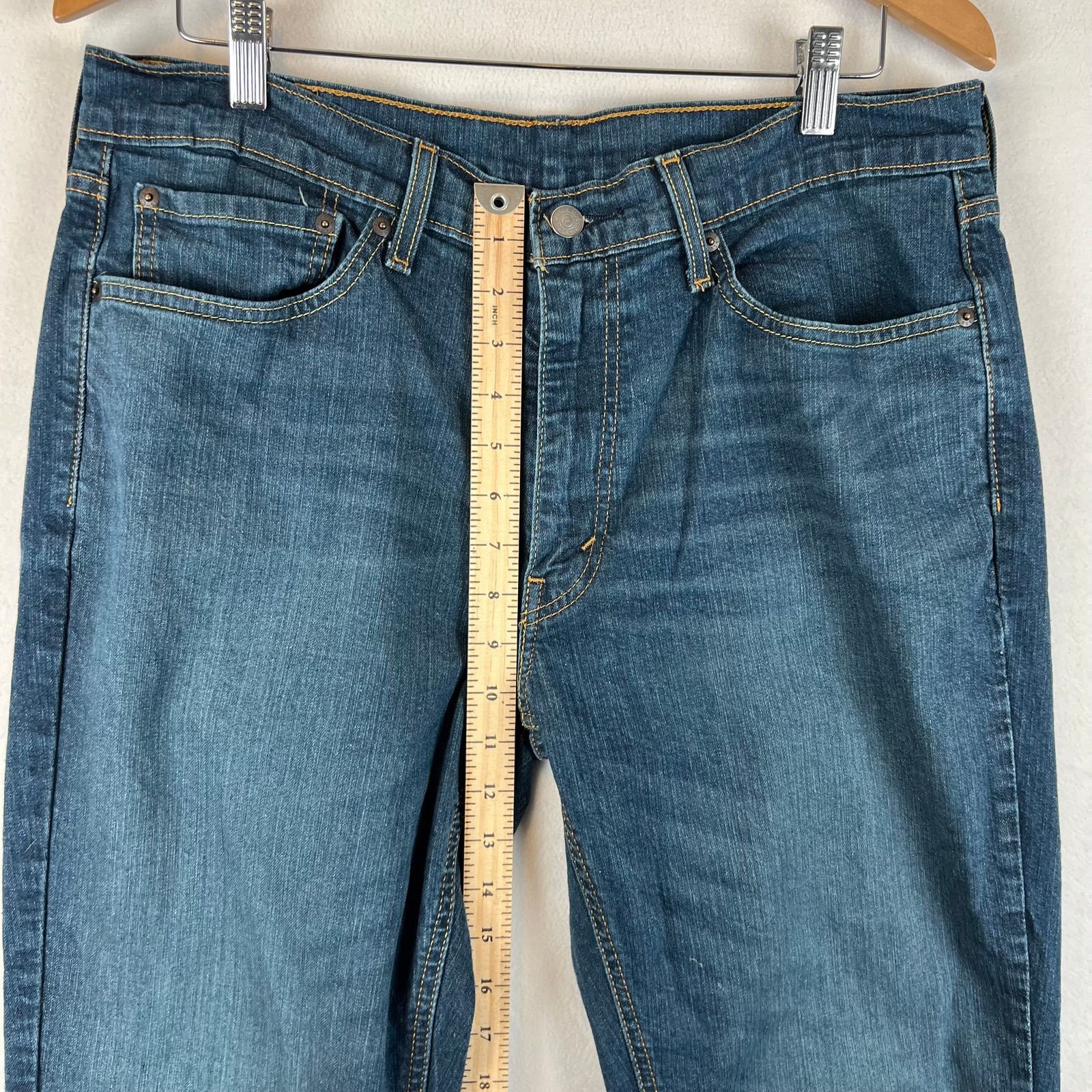 Levi's Levis 541 Jeans Mens 35x30 Blue Athletic Tapered Denim Size US 35 - 9 Thumbnail