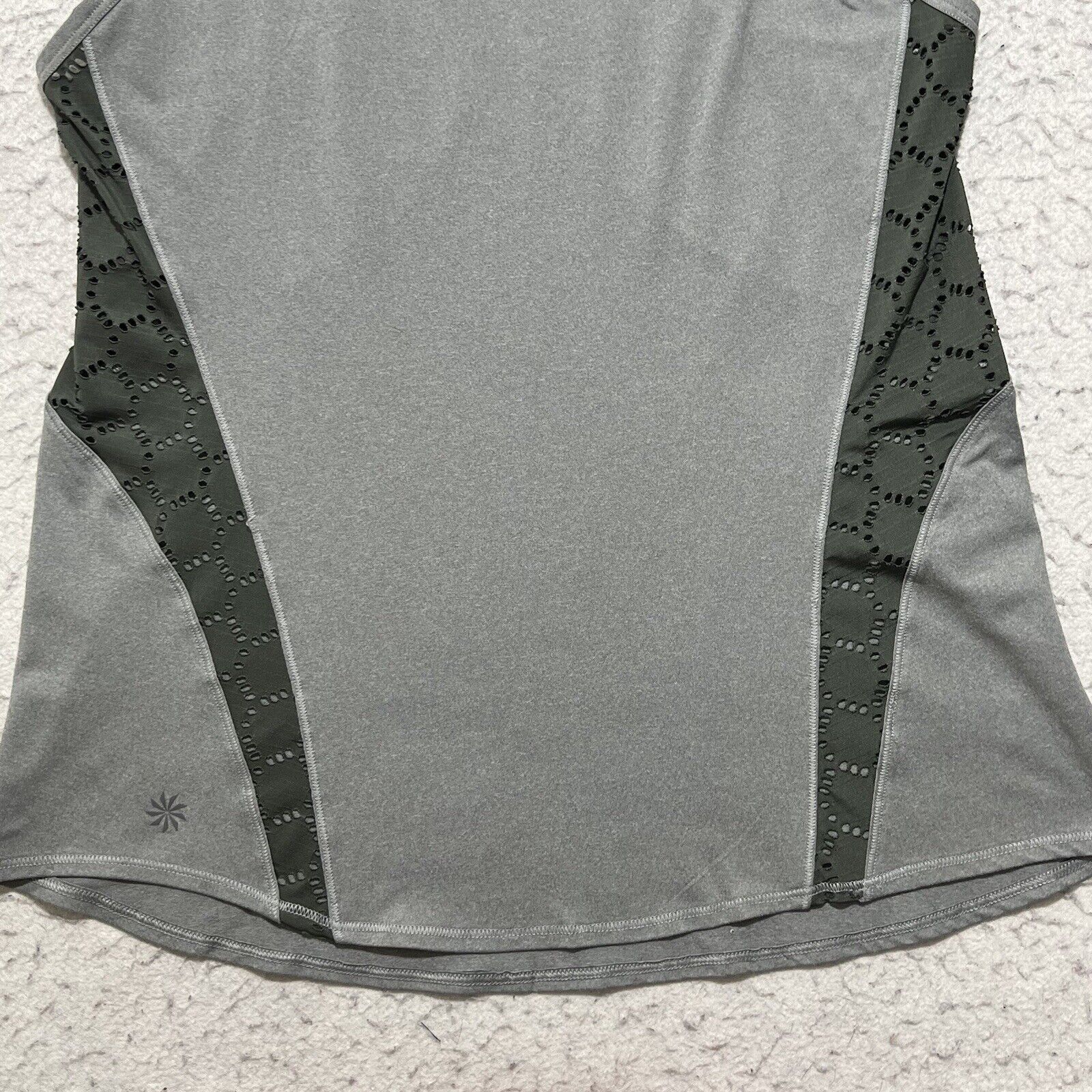 Gap Athleta Racerback Tank Top Sleeveless Gray Pullover Stretch Size S / US 4 / IT 40 - 5 Thumbnail