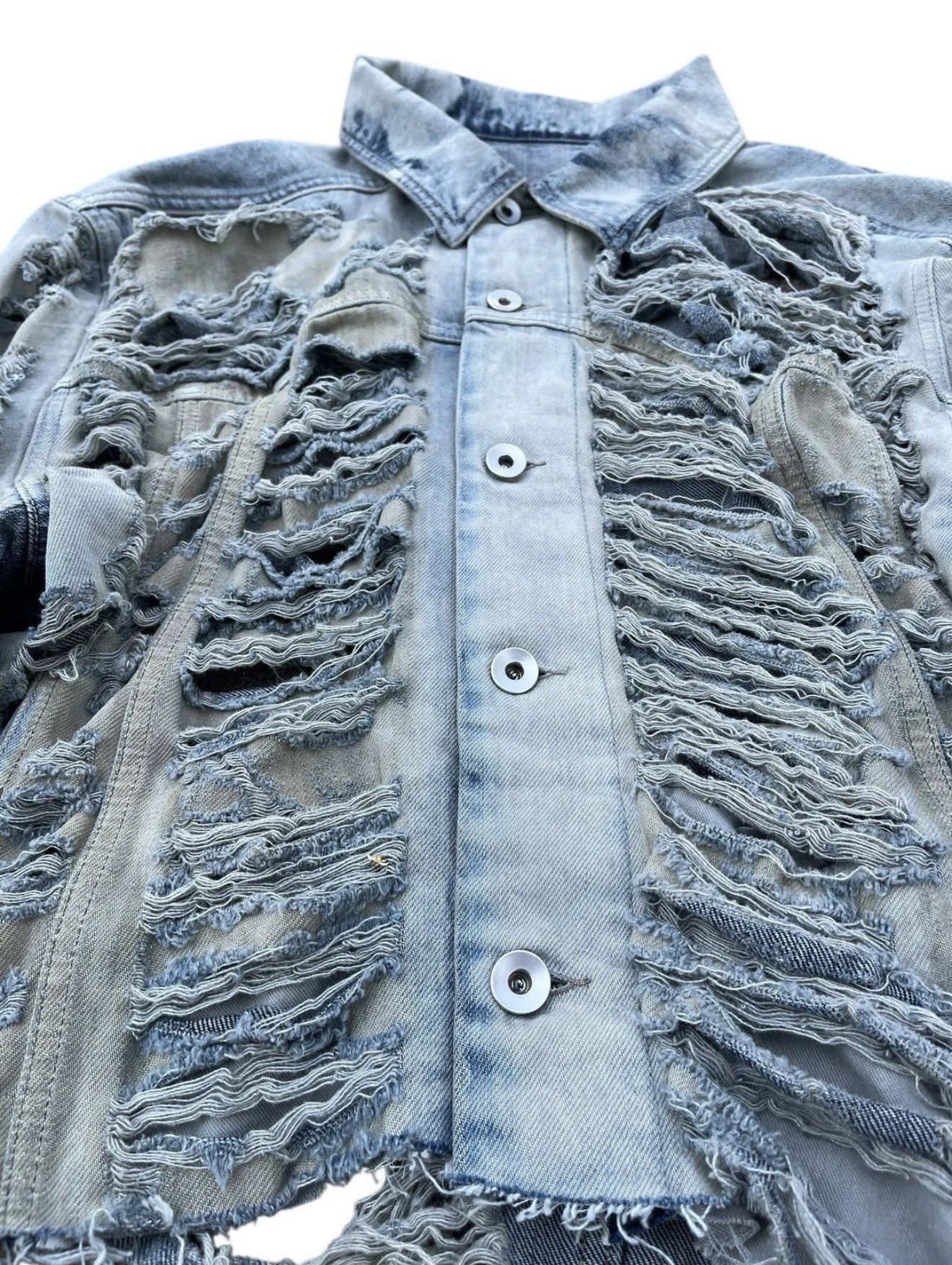 Rick Owens Rick Owen’s Destroyed Worker Jacket Size US M / EU 48-50 / 2 - 8 Thumbnail