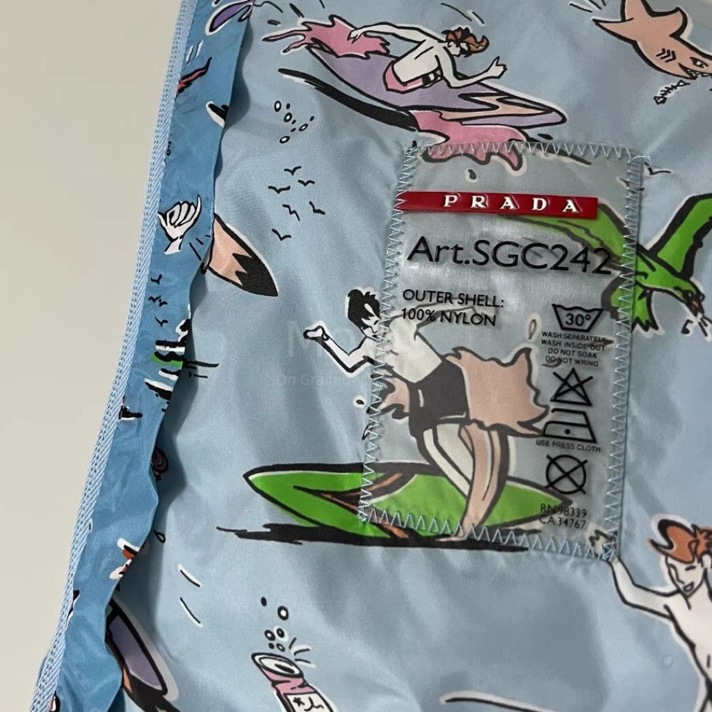 Prada Prada Painting Sports Jacket-2508 Size US XXL / EU 58 / 5 - 5 Thumbnail