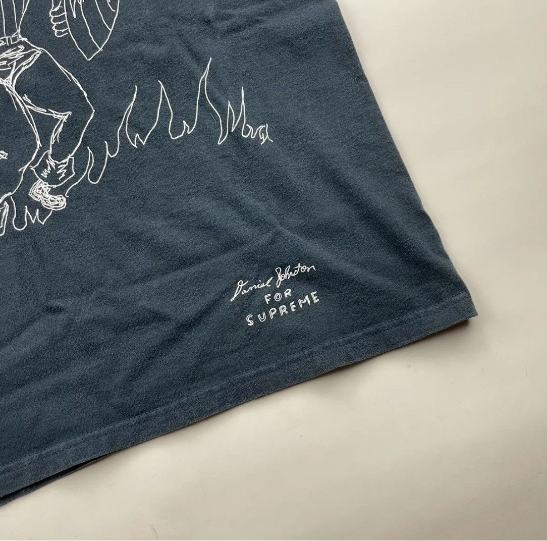 Supreme Supreme Daniel Johnston Eternal Fight Tee FW12 Navy Medium Size US M / EU 48-50 / 2 - 7 Thumbnail