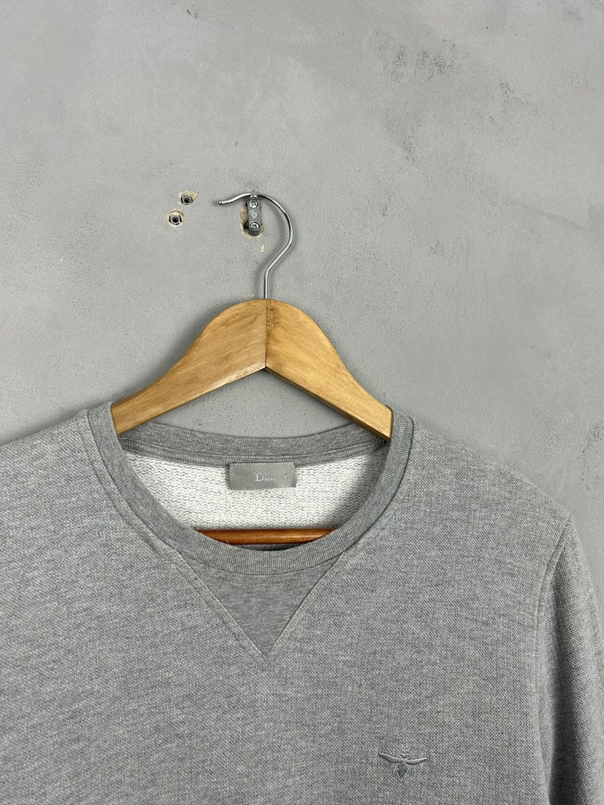 Dior Dior Homme Grey Bee Sweatshirt – Size 48 Size US M / EU 48-50 / 2 - 6 Thumbnail