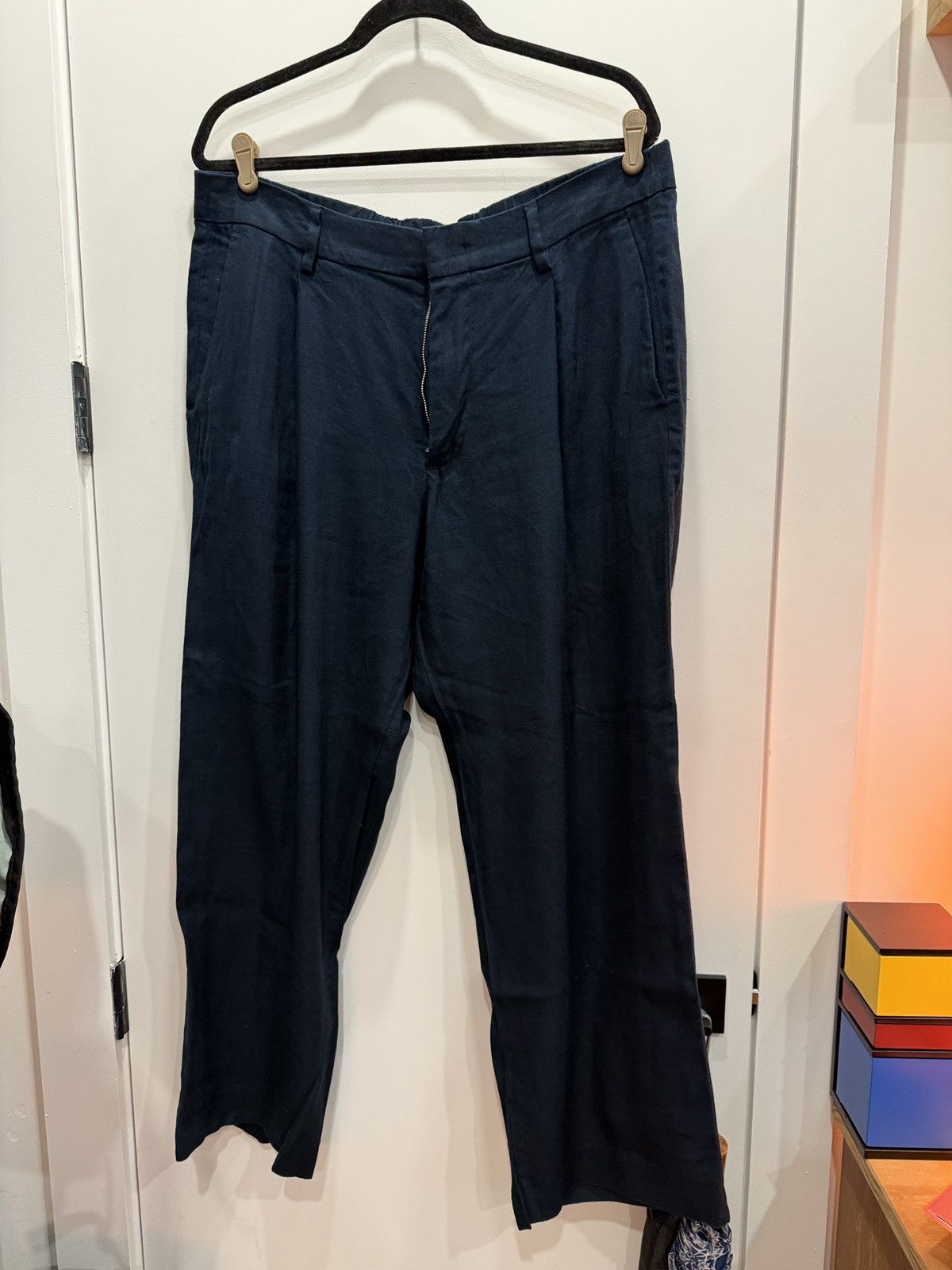 NN07 NN07 Pleated Linen Trousers Size US 36 / EU 52 - 2 Thumbnail